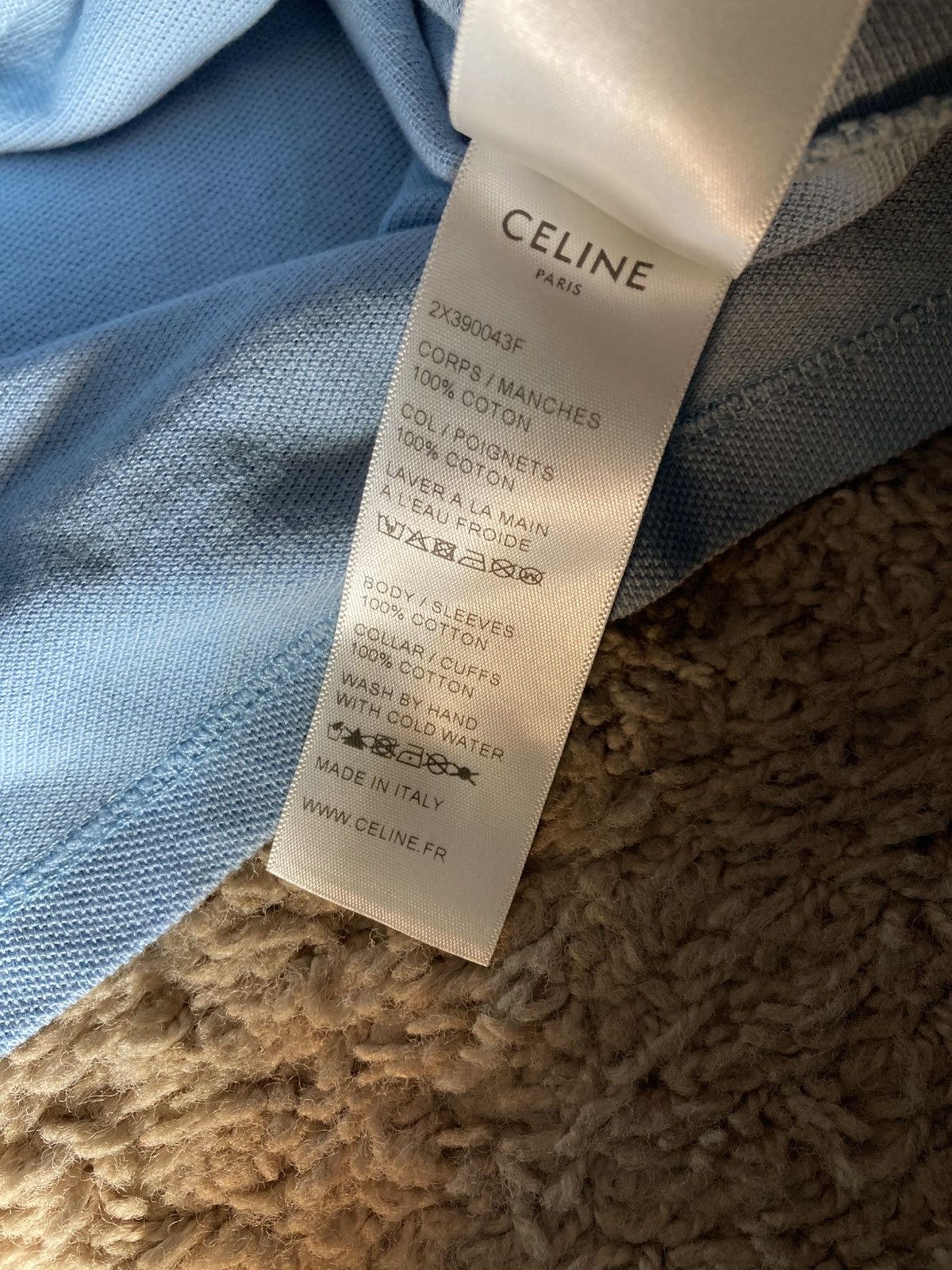 Celine SS20 Celine Andre Butzer Ghost Polo Hedi Slimane 2020 Size US L / EU 52-54 / 3 - 7 Thumbnail
