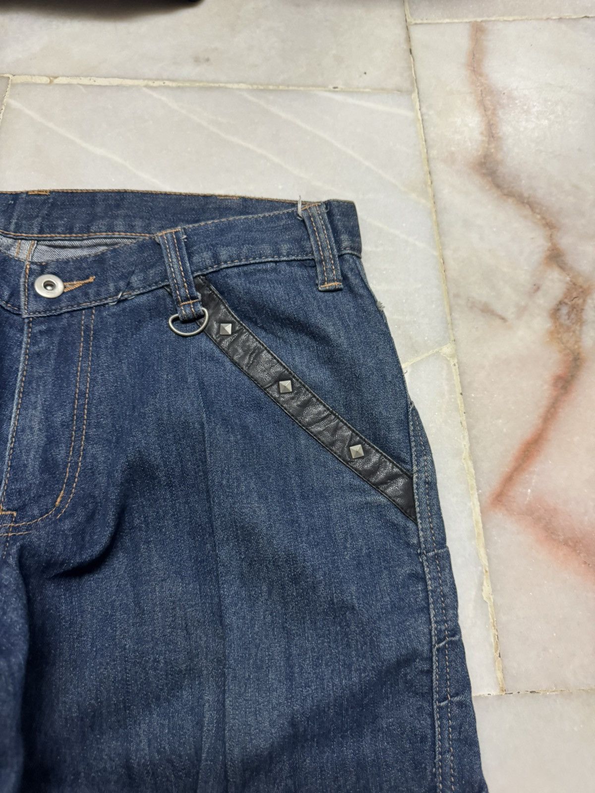 Seditionaries 💥PUNK JEANS JAPANESE STUDDED RARE DENIM JEANS Size US 30 / EU 46 - 7 Thumbnail