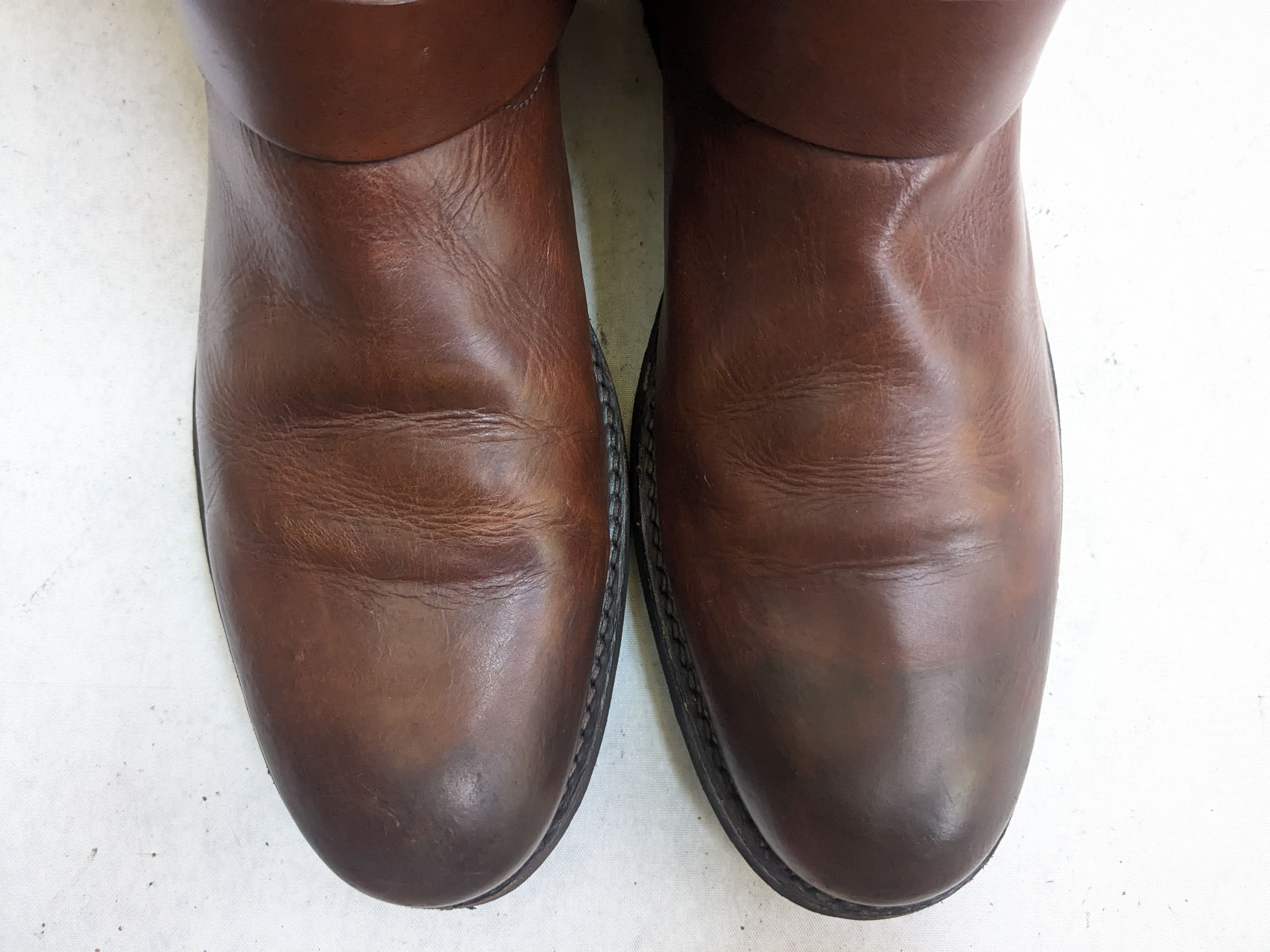 Frye Frye Harness Brown Leather 11 D a Leather Buckle Size US 11 / EU 44 - 2 Thumbnail