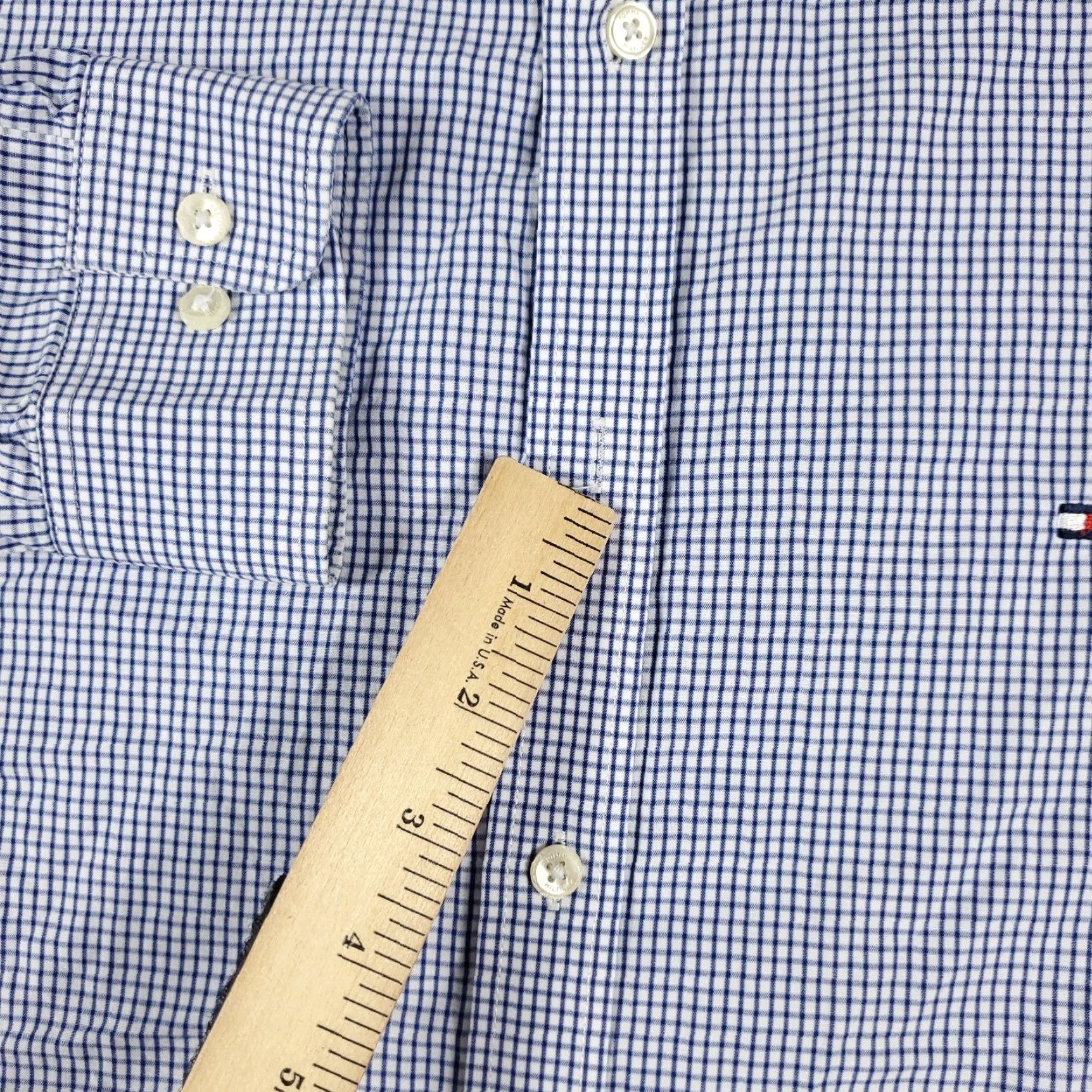 Tommy Hilfiger Tommy Hilfiger Shirt XL Check Plaid Button Up Long Sleeve Casual Mens Size US XL / EU 56 / 4 - 3 Thumbnail