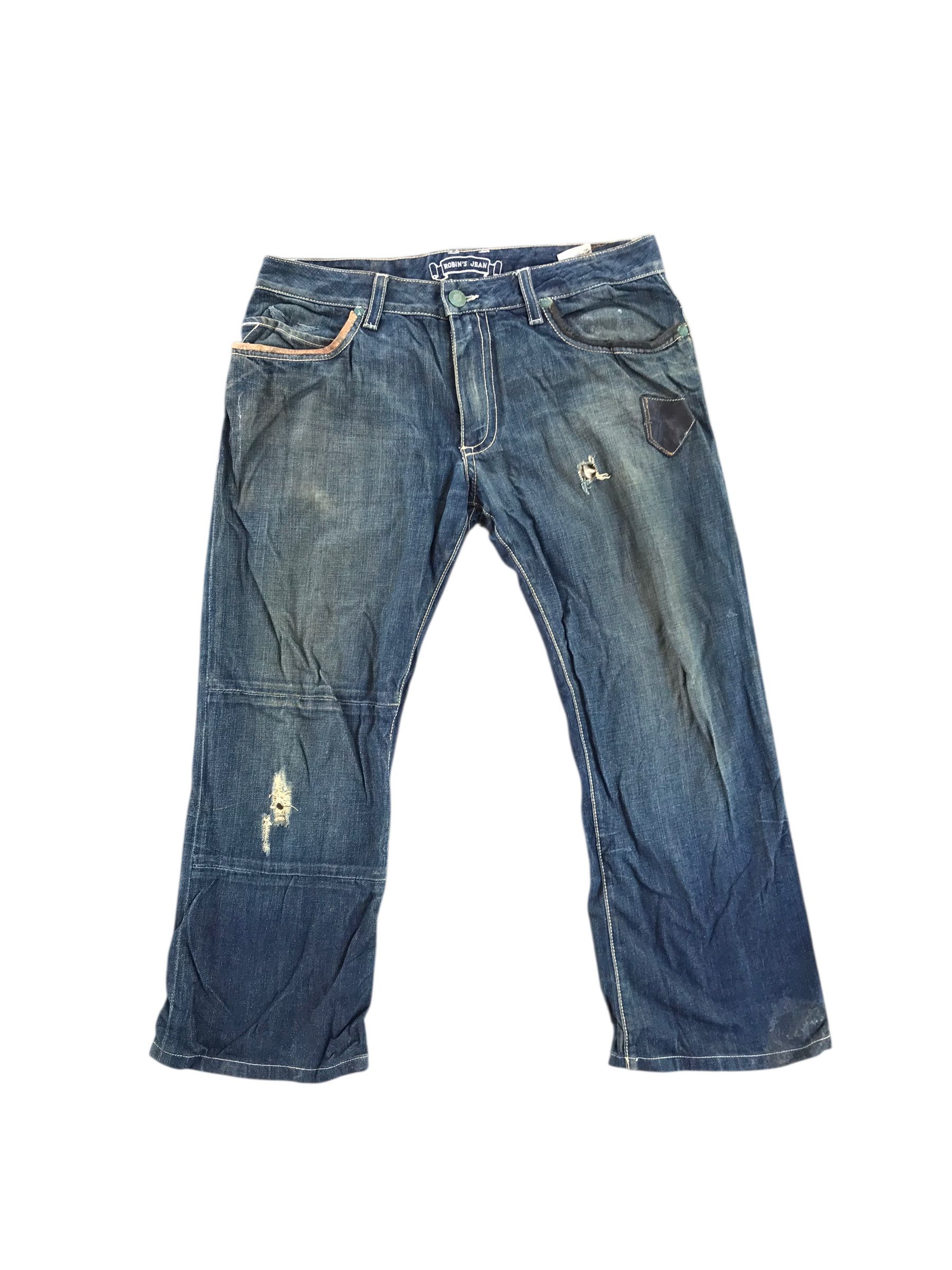 Robins Jeans Rare Robin’s Jean biker denim-34 size -made in usa Size US 36 / EU 52 - 2 Thumbnail