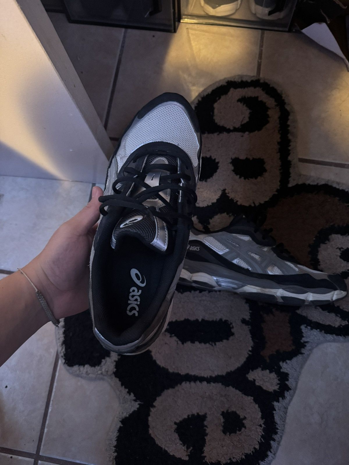Asics 2023 ASICS Gel NYC 'Black Ivory Grey' Size US 12 / EU 45 - 6 Thumbnail