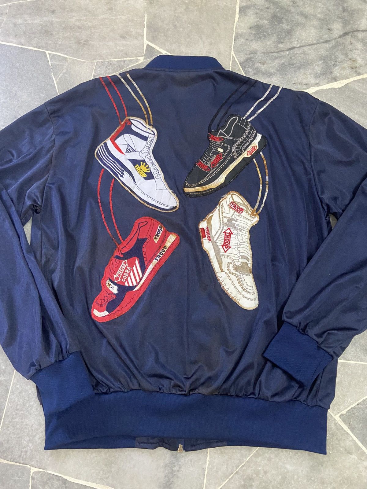 Troop Vintage 80s TROOP Jacket Track Top Jacket Hip Hop Zip Up Size US M / EU 48-50 / 2 - 9 Thumbnail