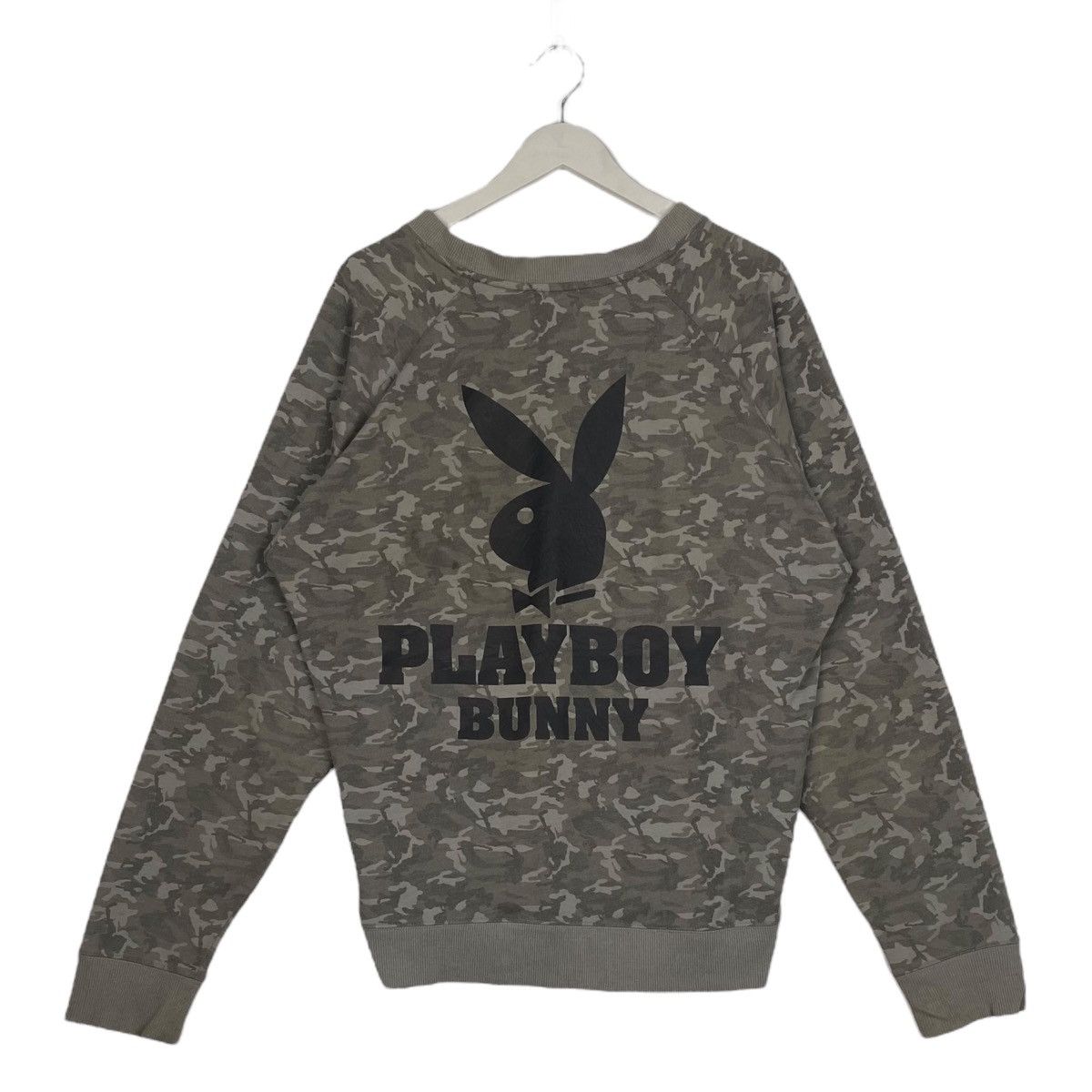 Playboy × Vintage Vintage Playboy Bunny Embroidered Crewneck Sweatshirt Gray Size US L / EU 52-54 / 3 - 6 Thumbnail