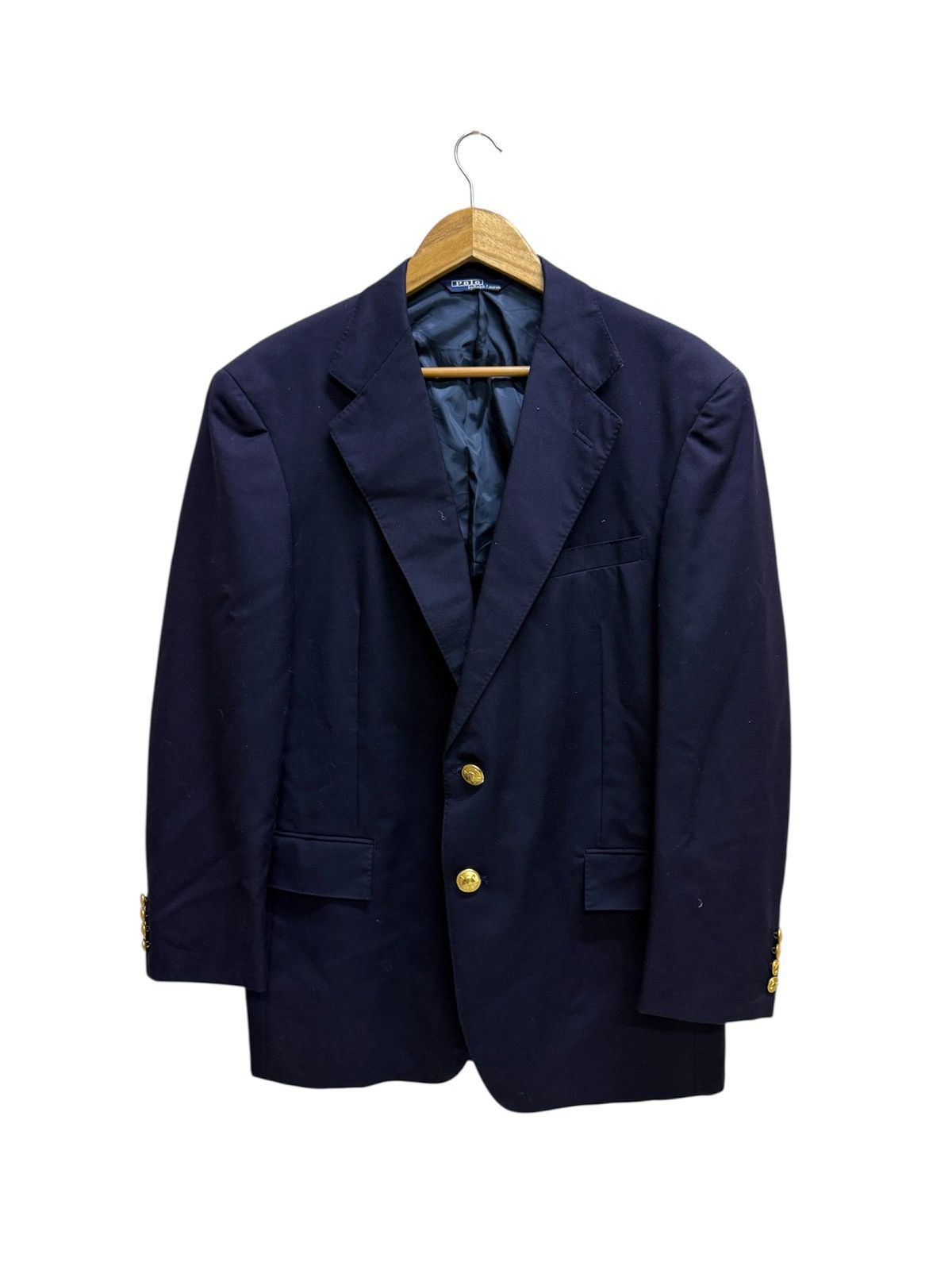 Polo Ralph Lauren Vintage Polo Ralph Lauren Linen Blazer Size US M / EU 48-50 / 2 - 1 Thumbnail