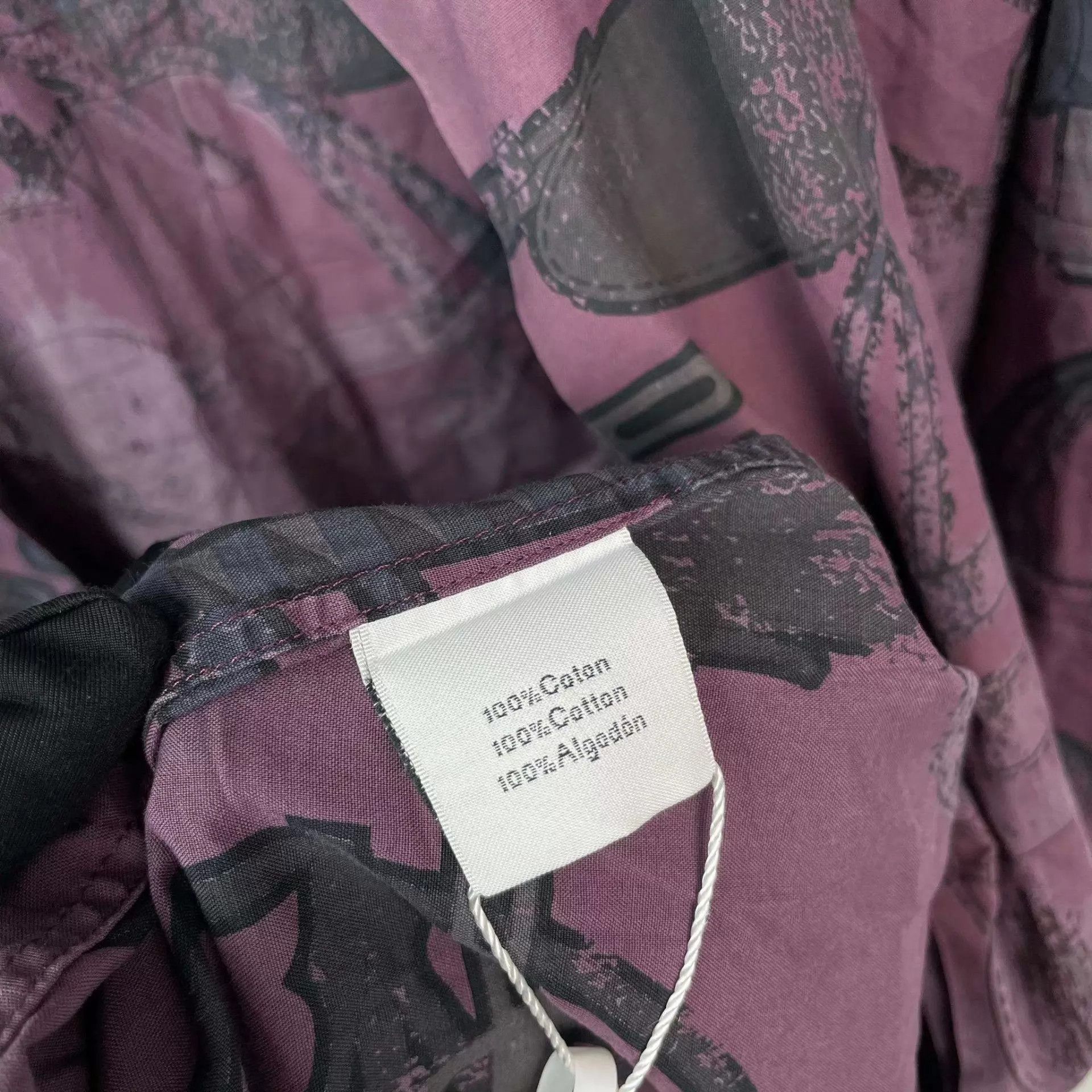 Hermes Hermès purple men's shirt 15/38 Size US XS / EU 42 / 0 - 4 Thumbnail