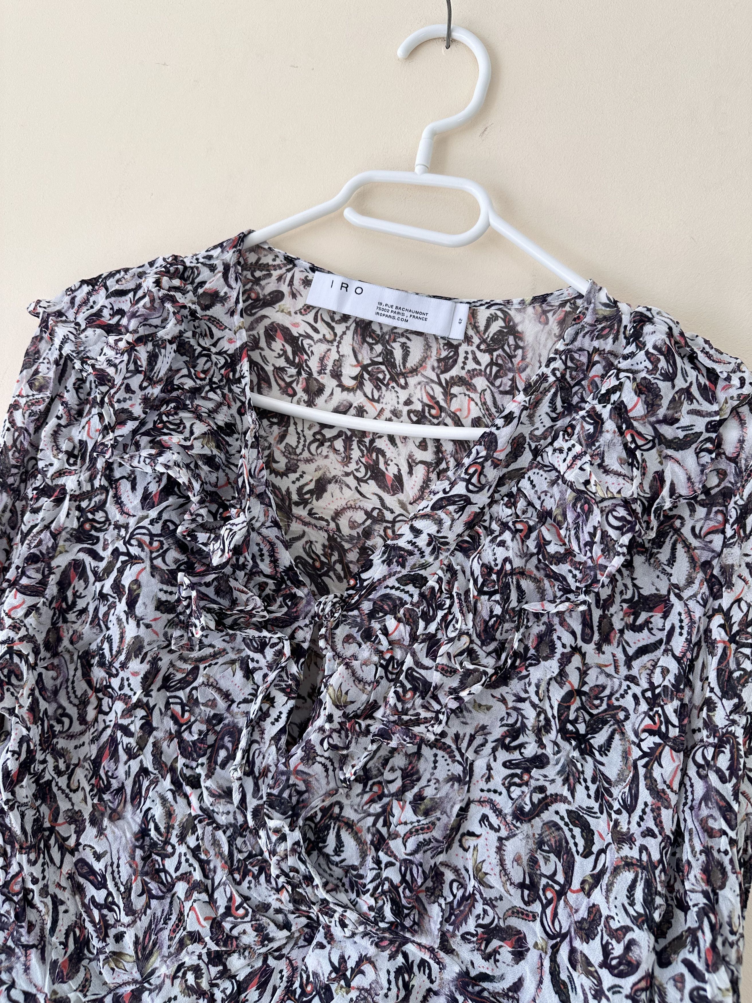 Iro Iro women floral shirt top Size L / US 10 / IT 46 - 2 Thumbnail