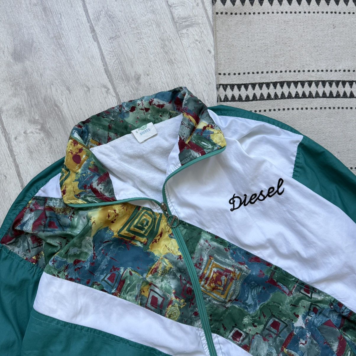 Diesel Vintage 90s Diesel Nylon track jacket Boxy fit Y2K Size US S / EU 44-46 / 1 - 2 Thumbnail