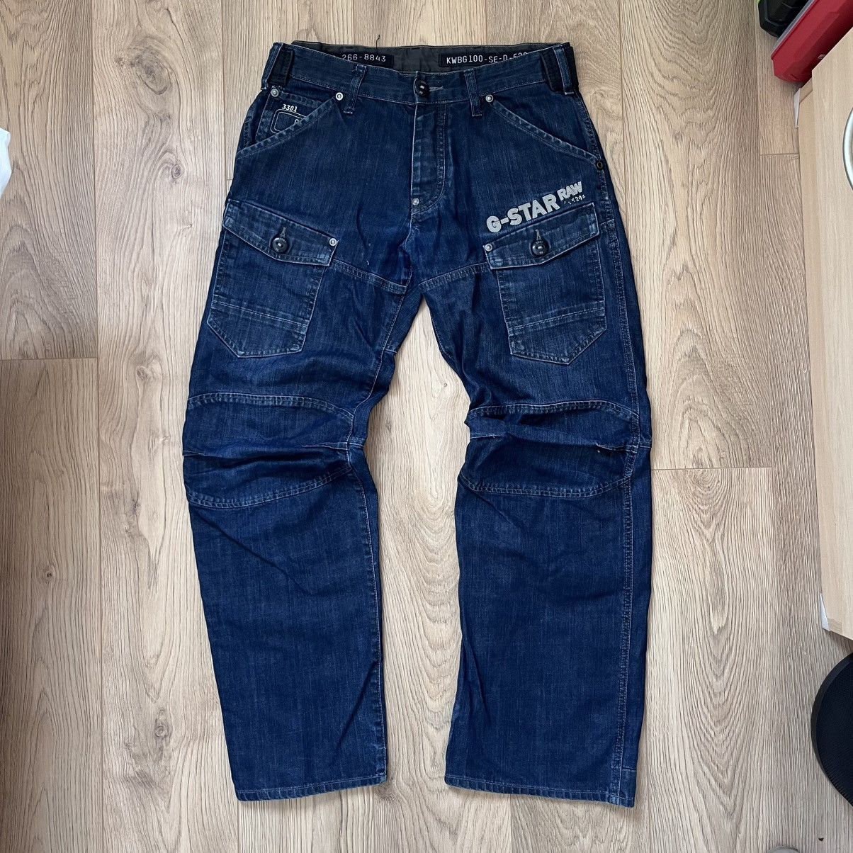 G-Star G-Star Raw Carpenter Style Double Knee Cargo Jeans Size US 32 / EU 48 - 1 Thumbnail