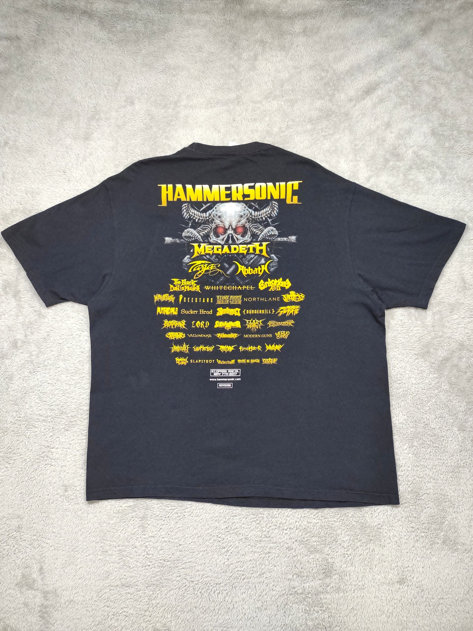 Band Tees HAMMERSONIC MEGADETH METAL BLACK T SHIRT Size US XXL / EU 58 / 5 - 2 Thumbnail