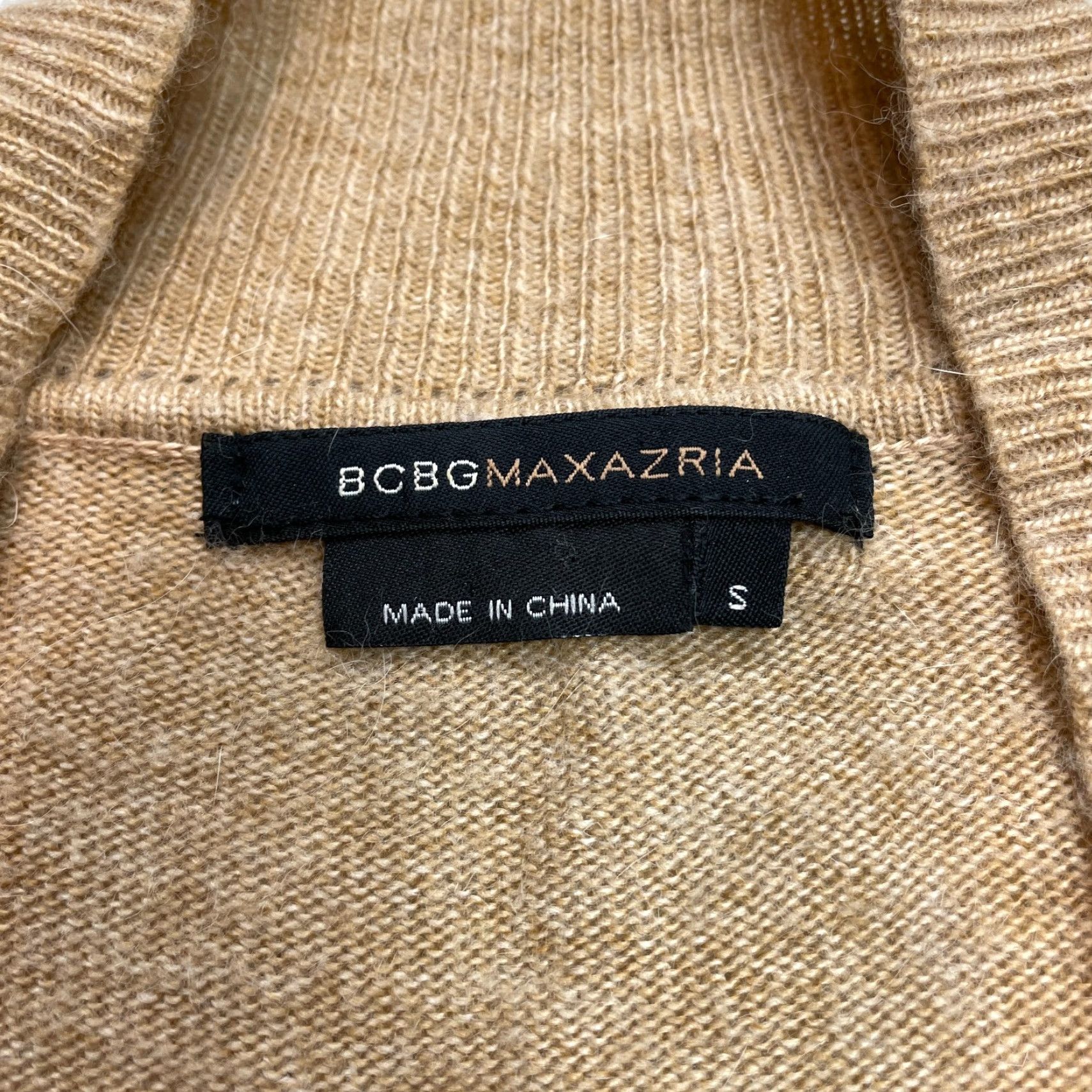 Bcbgmaxazria VINTAGE BCBGMAXAZRIA Pullover Sweater Womens Small Brown Knit Long Sleeve Solid Ladies Size S / US 4 / IT 40 - 2 Thumbnail