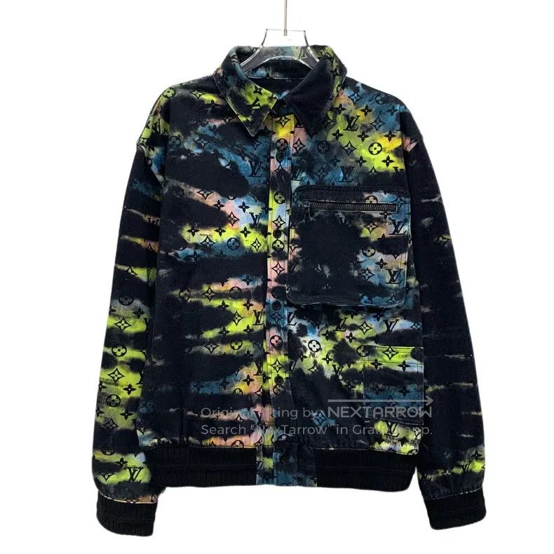Louis Vuitton Louis Vuitton 23 color-block tie-dyed logo full-print cott Size US S / EU 44-46 / 1 - 1 Thumbnail