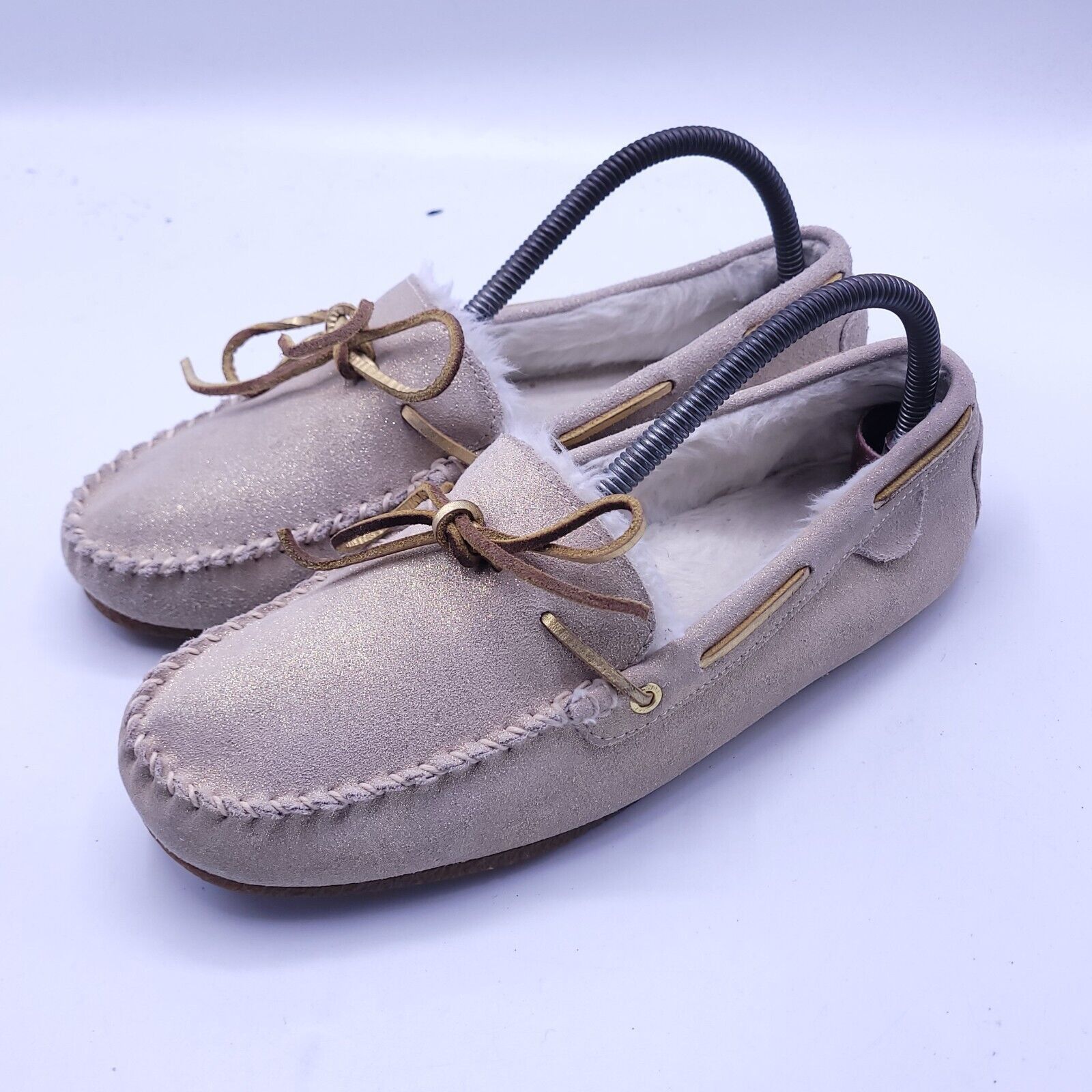 Sperry Sperry Fur Lined Slippers Womens Size 9 9289703 Beige White Size US 9 / IT 39 - 1 Thumbnail