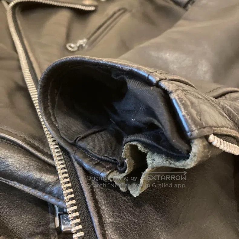 Schott Schott Leather coat Size US XXS / EU 40 - 5 Thumbnail