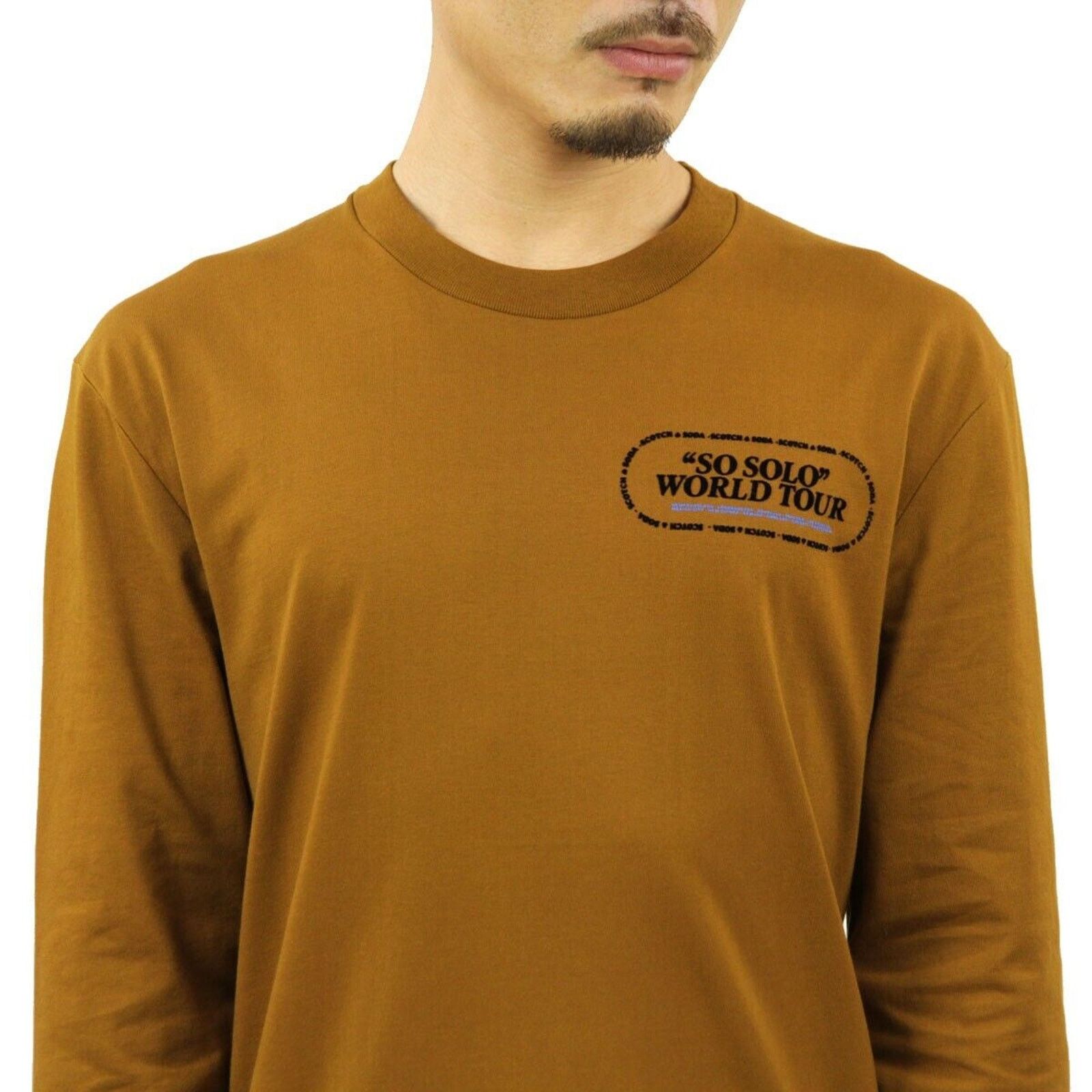 Scotch & Soda Y2K T-Shirt 100% Cotton Born In Amsterdam