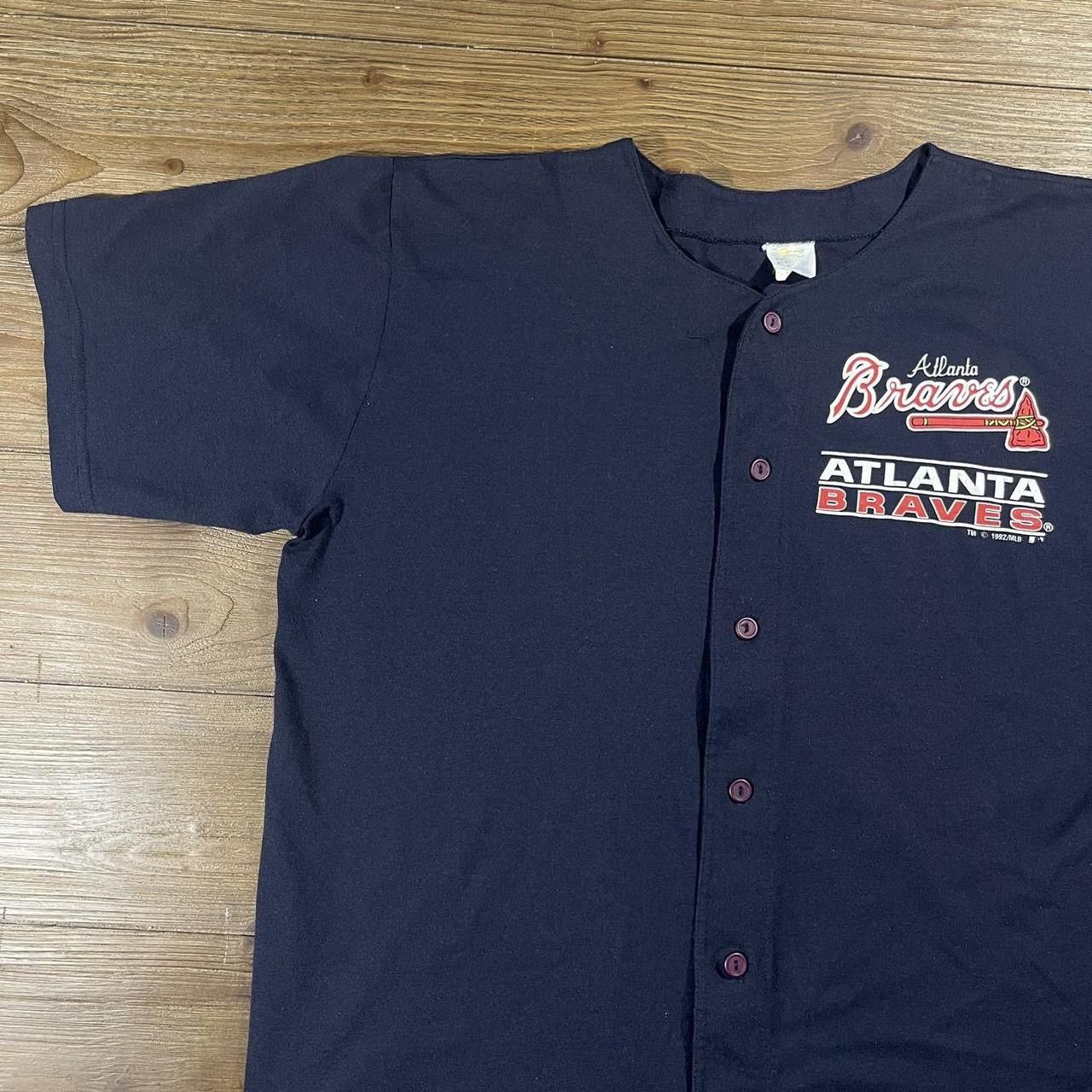 MLB × Vintage Vintage 1992 Atlanta Braves Competitor Blank Jersey Size US L / EU 52-54 / 3 - 3 Thumbnail