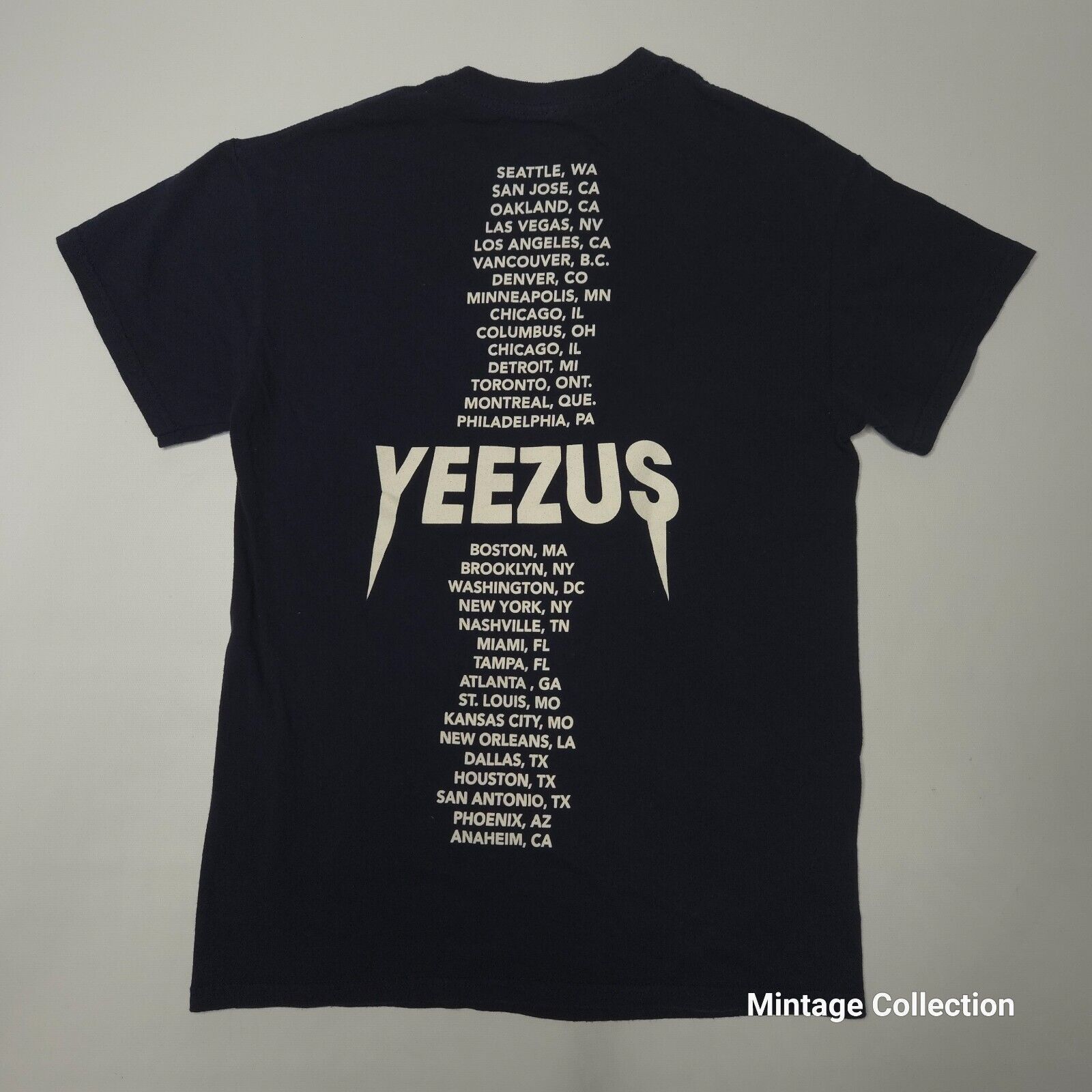 Yeezy Yeezus Tour Kanye West Yeezy Portrait Concert Shirt Blue S Size US S / EU 44-46 / 1 - 4 Thumbnail