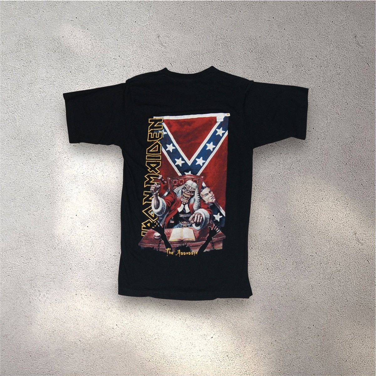 Band Tees × Iron Maiden × Vintage IRON MAIDEN THE ASSASSIN EDDIE * Vintage Looks Like New Size US S / EU 44-46 / 1 - 1 Thumbnail