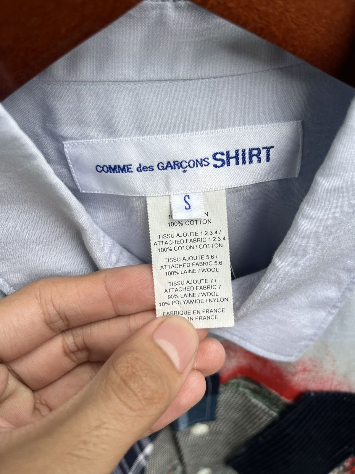 Comme des Garcons SHIRT Face Portrait Patchwork Shirt Size US S / EU 44-46 / 1 - 9 Thumbnail