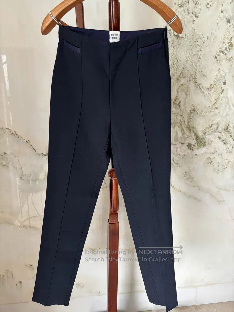 Hermes Hermes Slim Fit Long Trousers for Women Size 24" / US 00 / IT 34 - 2 Thumbnail