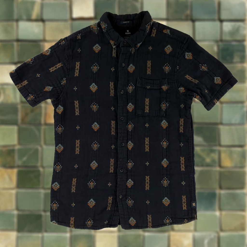 Roark Roark Shirt Manawa Tapu Short Sleeve Blue Mens S Size US S / EU 44-46 / 1 - 1 Thumbnail