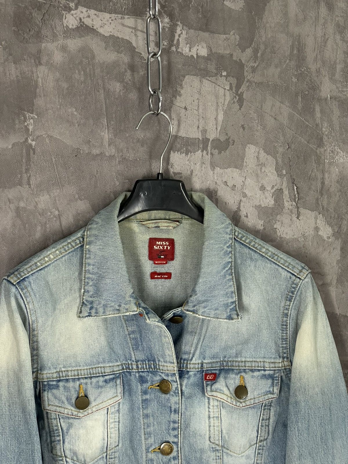 Miss Sixty × Vintage Vintage Y2K Miss Sixty Denim Jacket Streetwear 90s Style Size M / US 6-8 / IT 42-44 - 7 Thumbnail