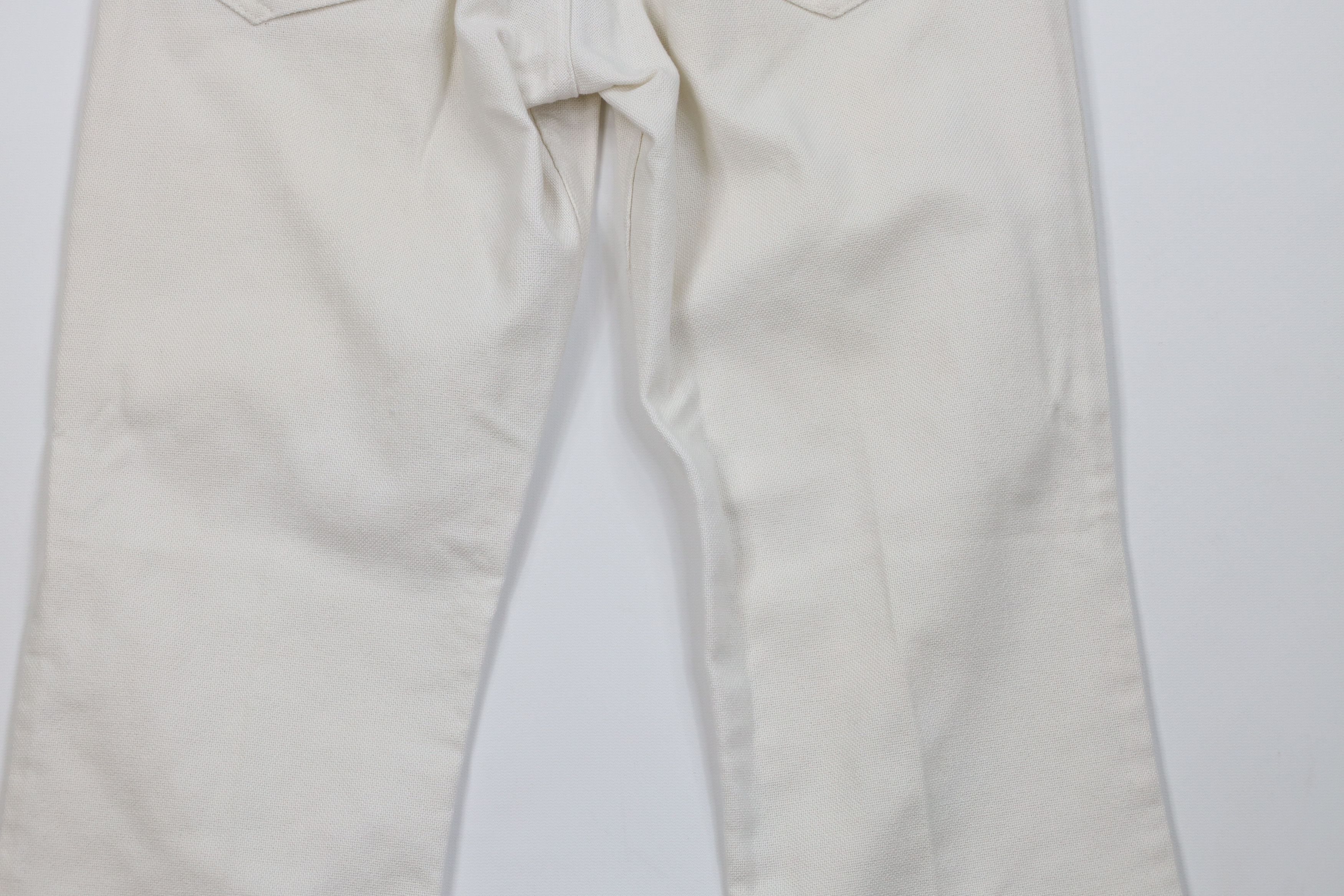 Levi's Vintage 50s 60s Levis Big E Wide Leg Chino Pants White USA Size US 30 / EU 46 - 13 Thumbnail
