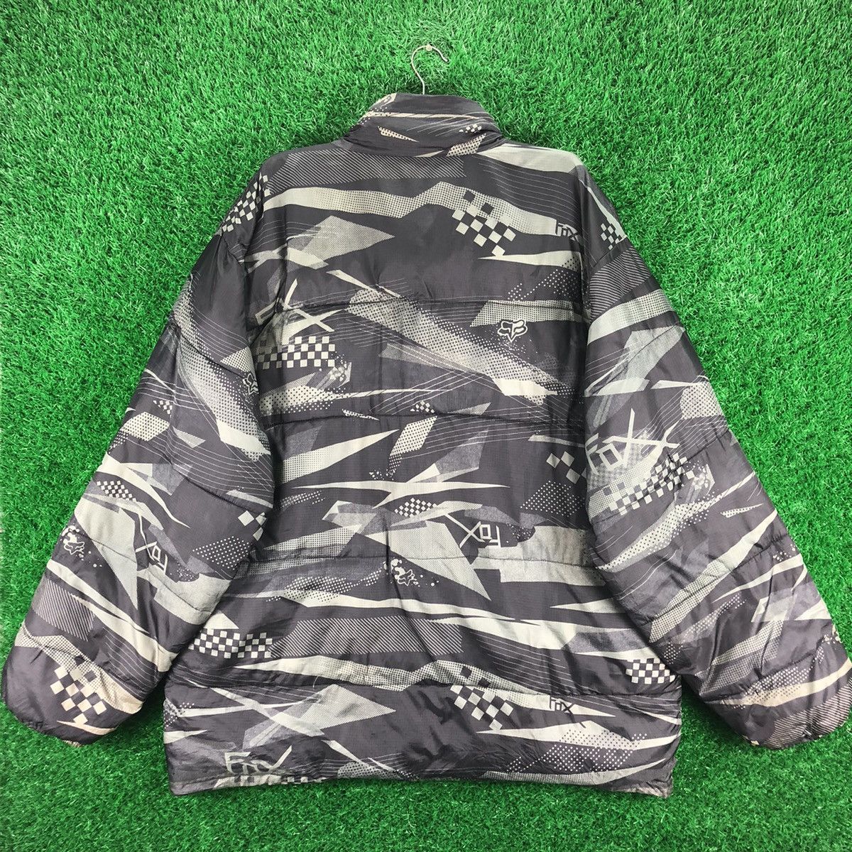 Fox Racing Vintage Fox Racing Fullprint Puffer Jacket Oversize Size US XXL / EU 58 / 5 - 4 Thumbnail