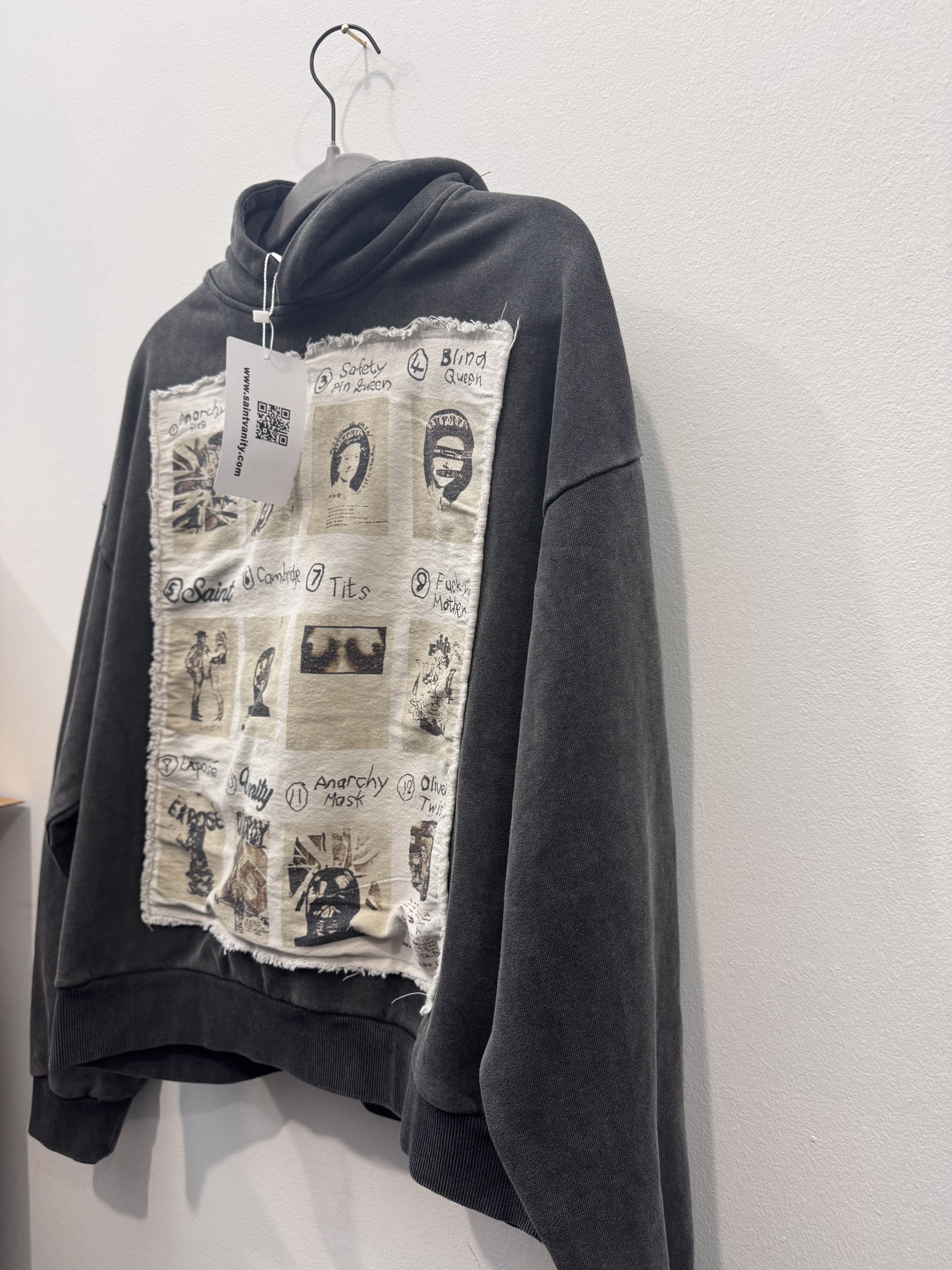 Saint Vanity Vain Life Hoodie (Charcoal) Size US XXL / EU 58 / 5 - 1 Thumbnail