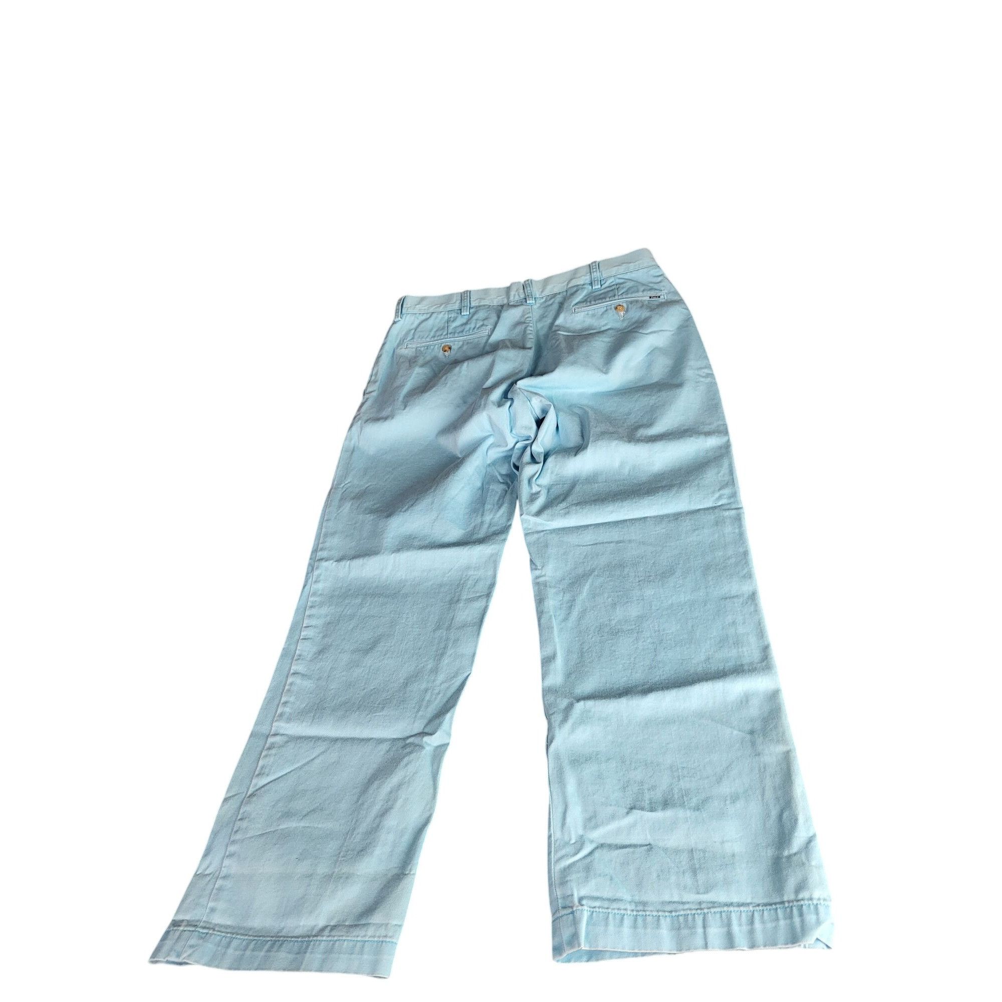 Polo Ralph Lauren Polo Ralph Lauren Chino Pants Men Sz 36X30 Aqua Blue Classic Size US 36 / EU 52 - 2 Thumbnail