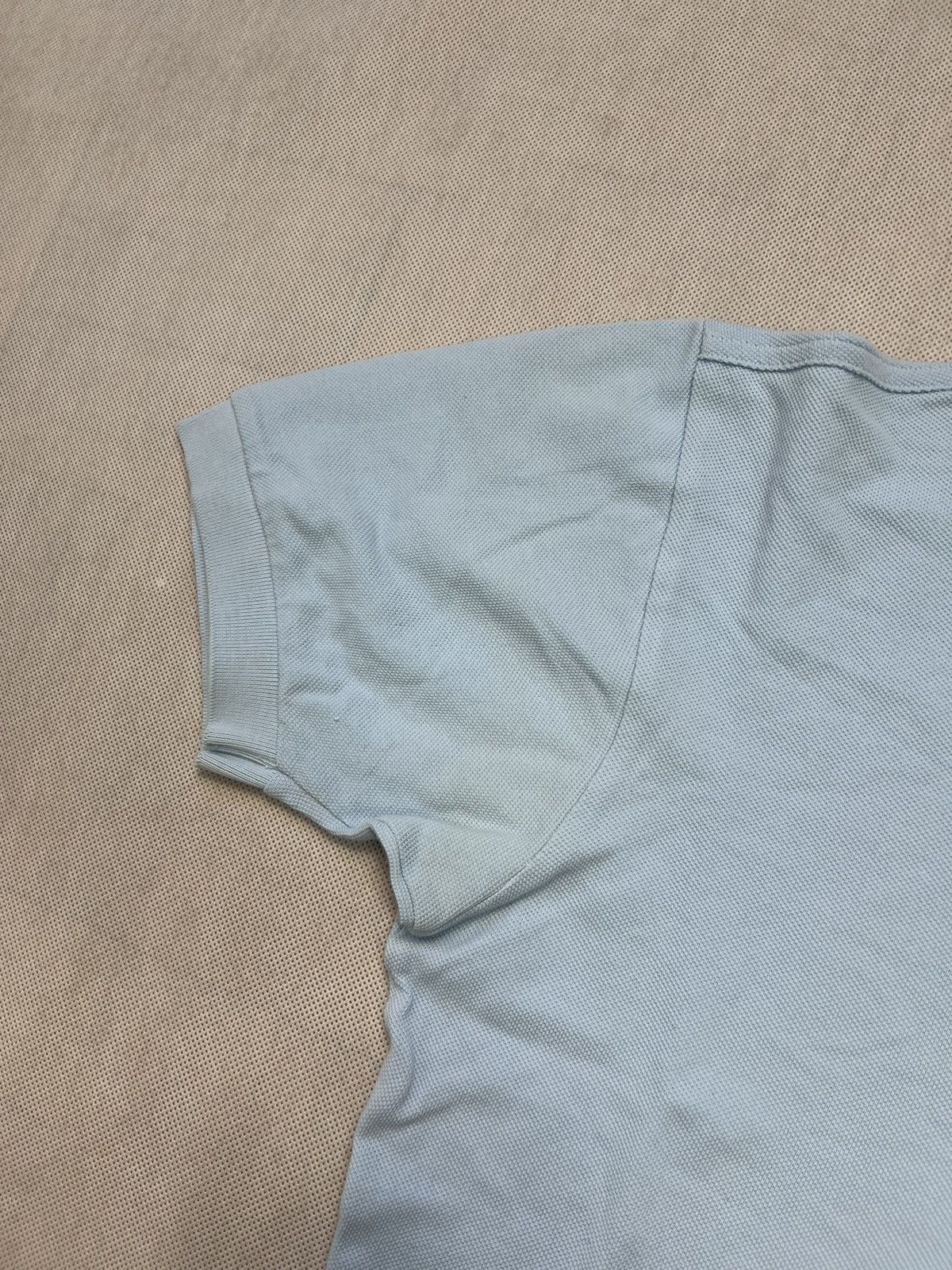 Burberry × Vintage Polo Shirt Burberry Vintage 90’s Baby Blue Size US S / EU 44-46 / 1 - 4 Thumbnail