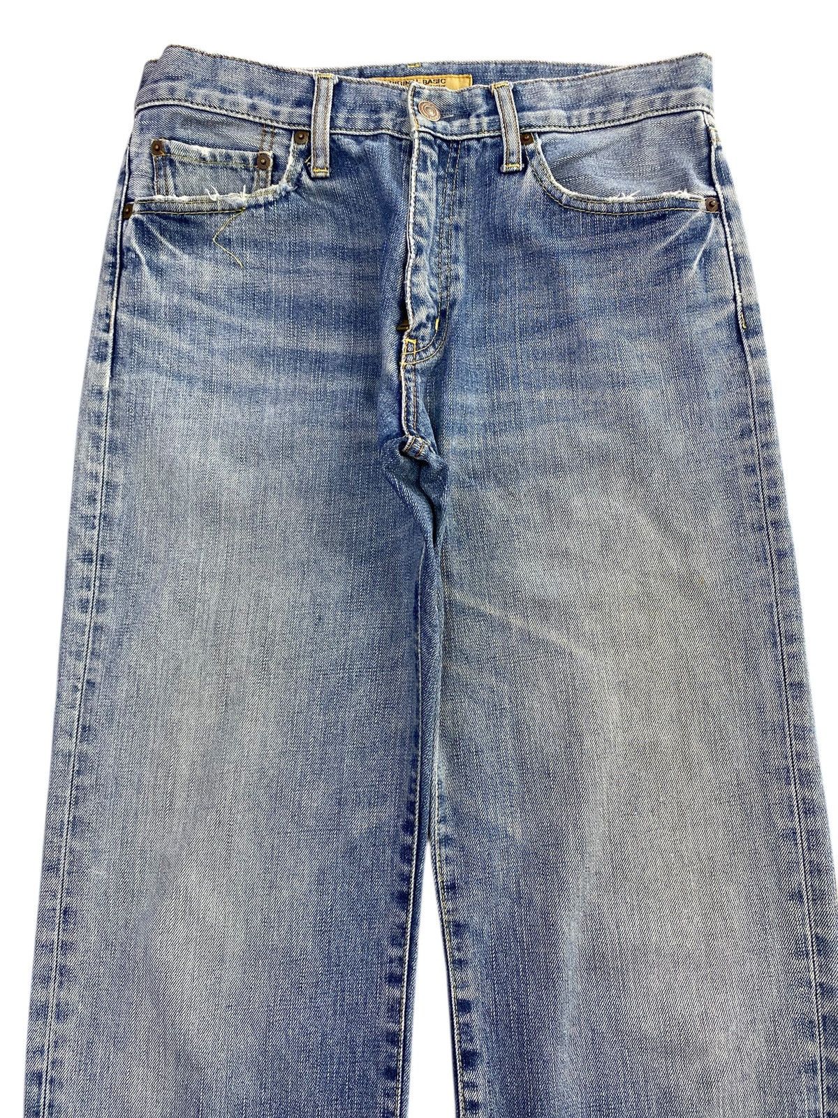 Uniqlo Uniqlo Brand Blue Faded Wash Style Baggy Jeans Size US 30 / EU 46 - 2 Thumbnail