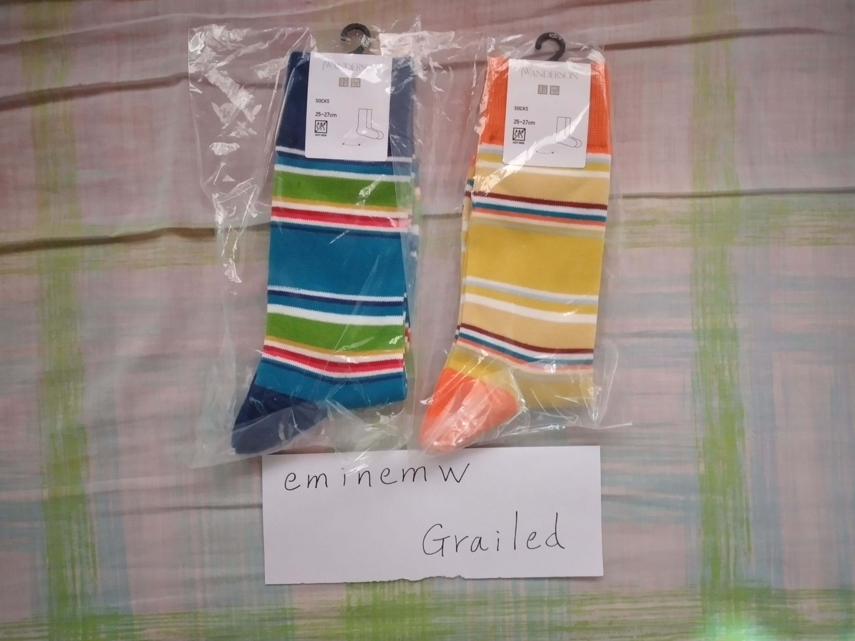 Japanese Brand SIZE 25-27 UNIQLO X J.W.Anderson SOCKS SET Size ONE SIZE - 1 Thumbnail