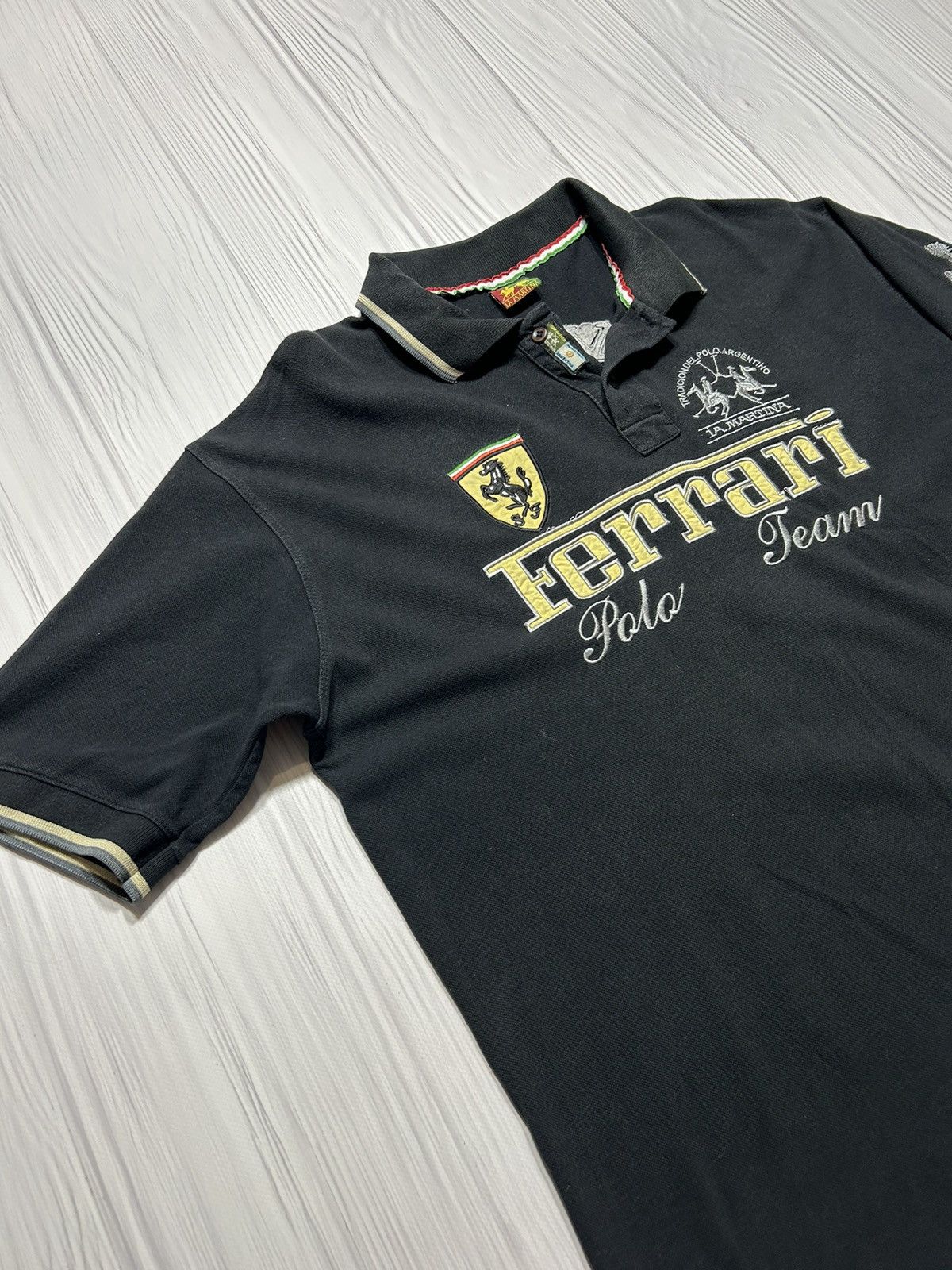 Ferrari Vintage Embroidered Logo Ferrari La Martina Team 3 Polo Size US XXL / EU 58 / 5 - 4 Thumbnail