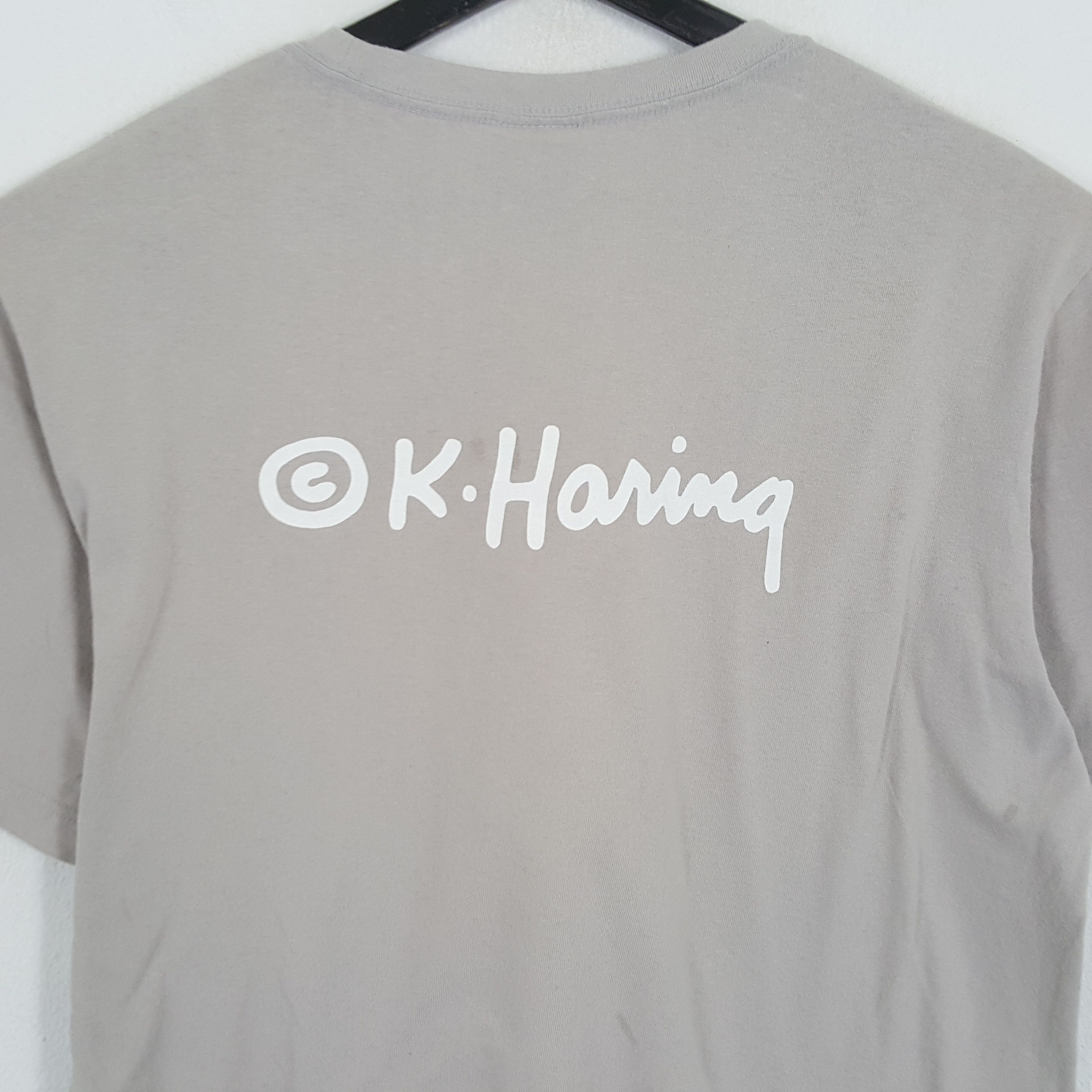 Keith Haring × Vintage KEITH HARING Art Design Style Streetwear Tshirt Size US L / EU 52-54 / 3 - 4 Thumbnail