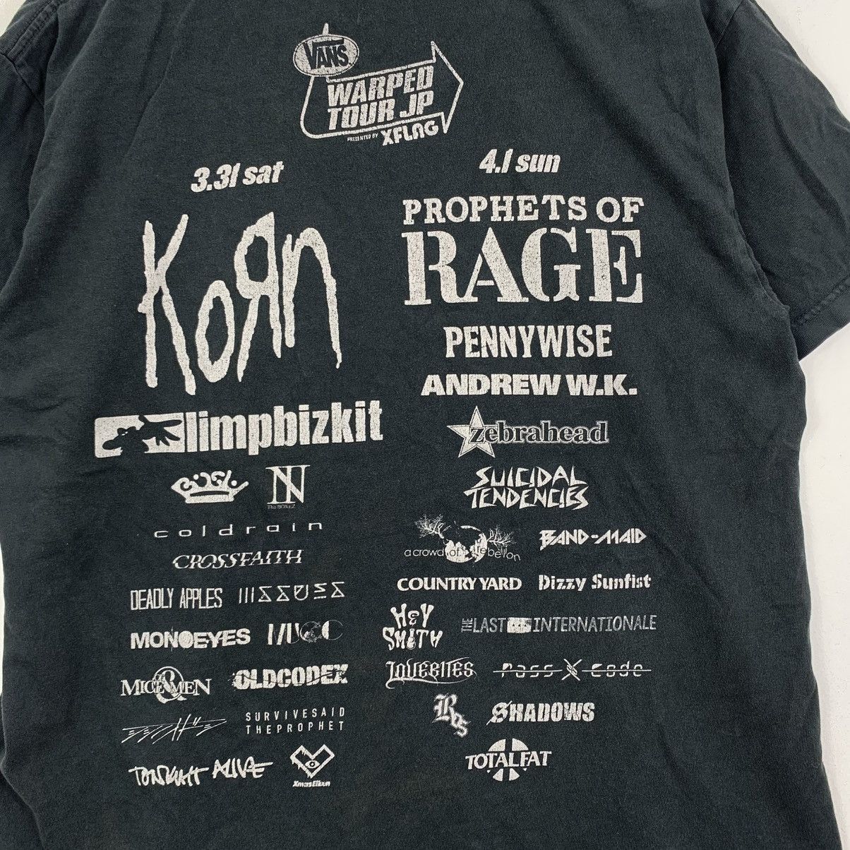 Vans Vintage VANS WRAPPER TOUR Jp Xflag Korn Limp Bizkit Tshirt Size US M / EU 48-50 / 2 - 3 Thumbnail