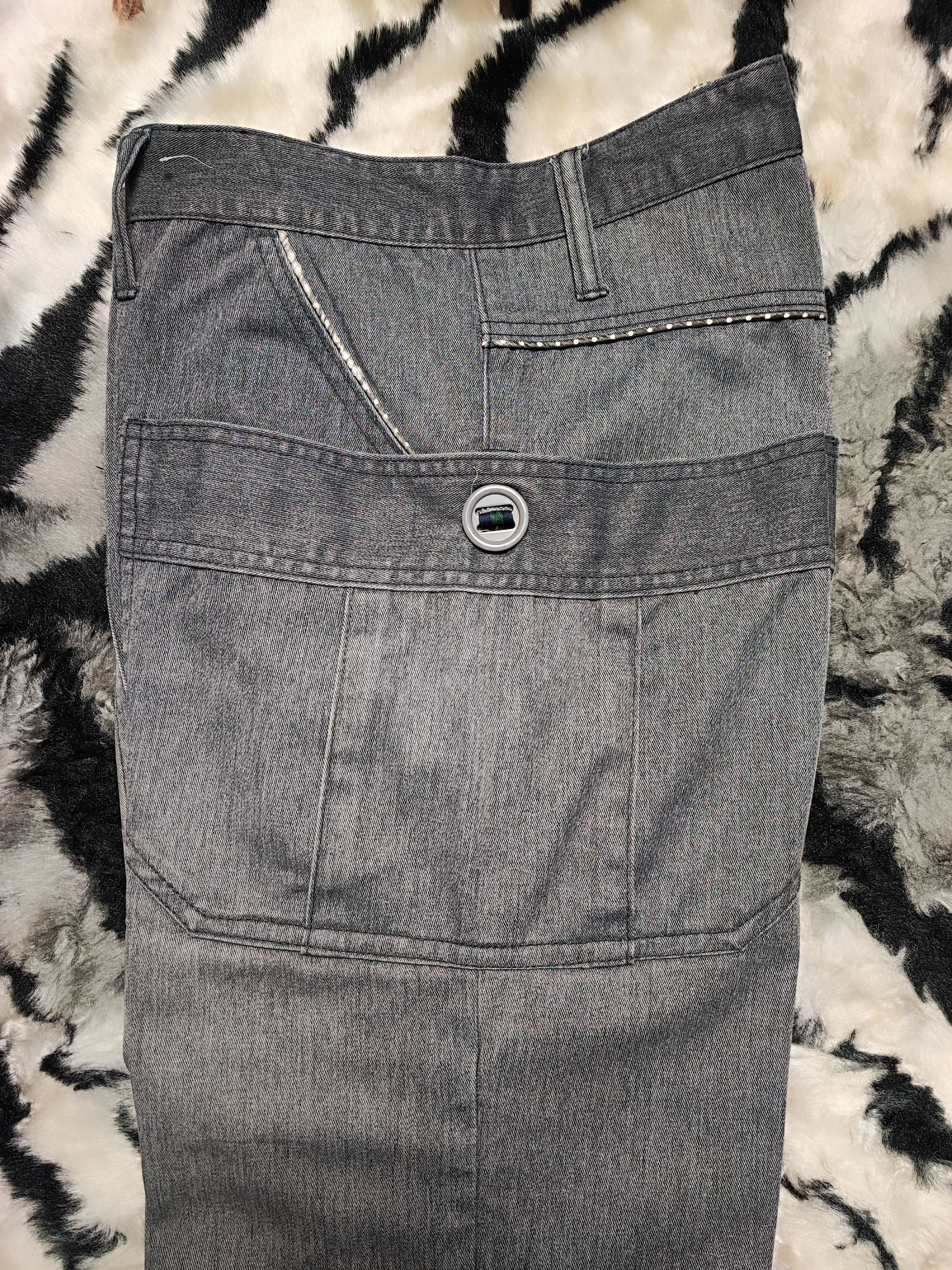 If Six Was Nine DOMINATE HANDCRAFTED BIKER JEANS STYLE Size US 35 - 21 Thumbnail