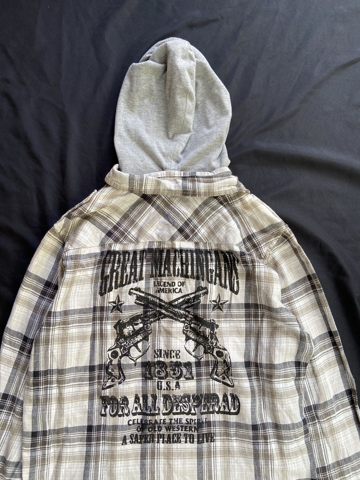 If Six Was Nine GREAT MACHINE GANS FOR ALL DESPERAD BUTTON DOWN JUMPER STYLE Size US S / EU 44-46 / 1 - 10 Thumbnail