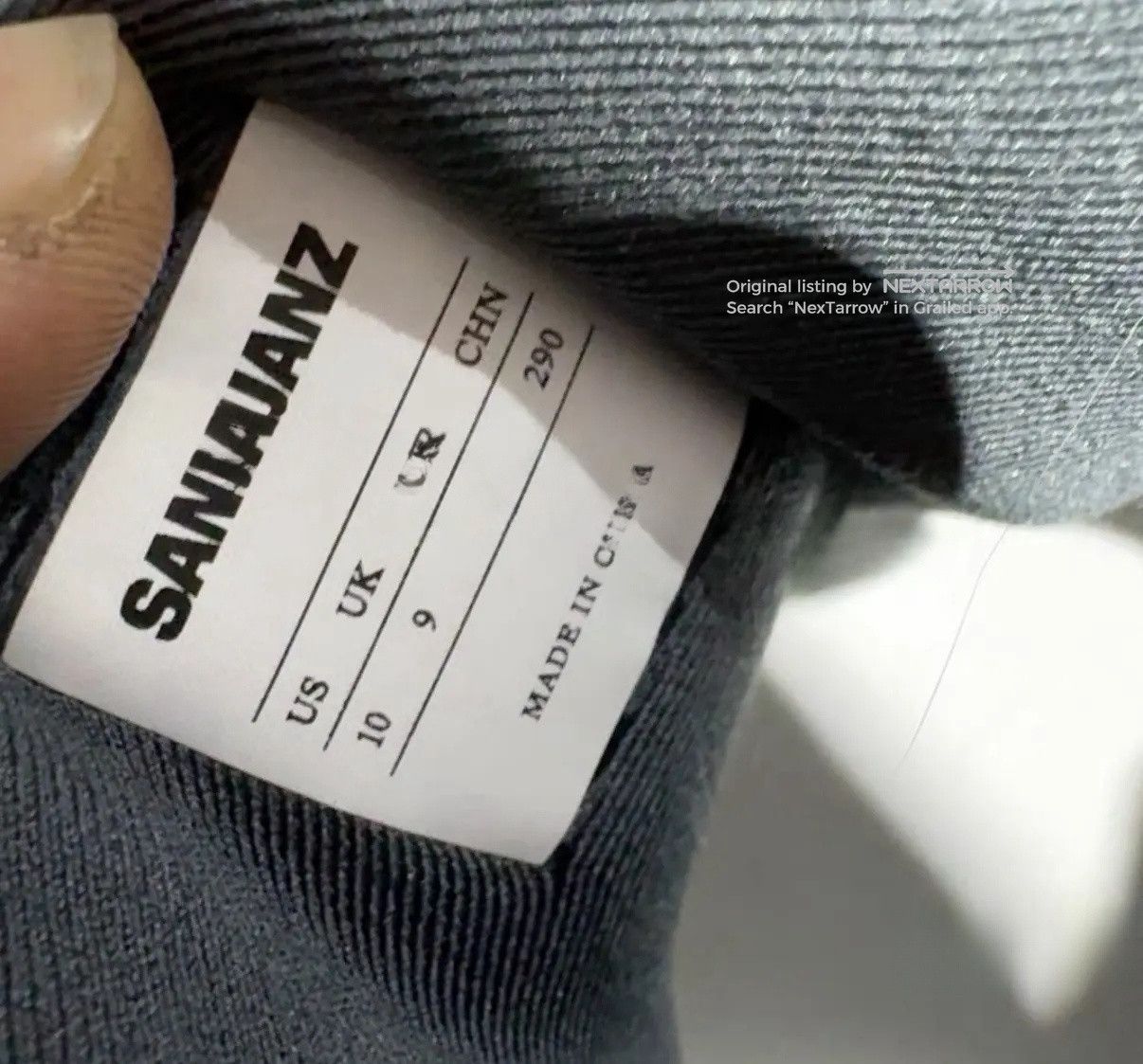 Sankuanz Bumpy Bubble Mesh Sneakers Kkkk21/2609 in Gray, Men's (Size 11) — image 3 of 3