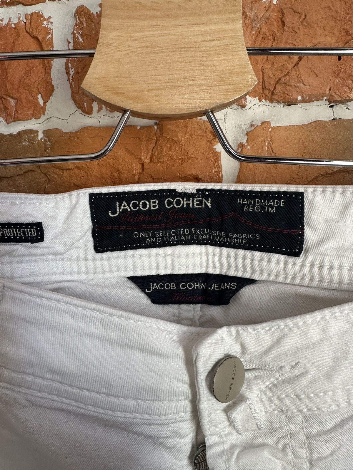 Jacob Cohen Vintage Jacob Cohen White Streetwear pants Size US 31 - 3 Thumbnail