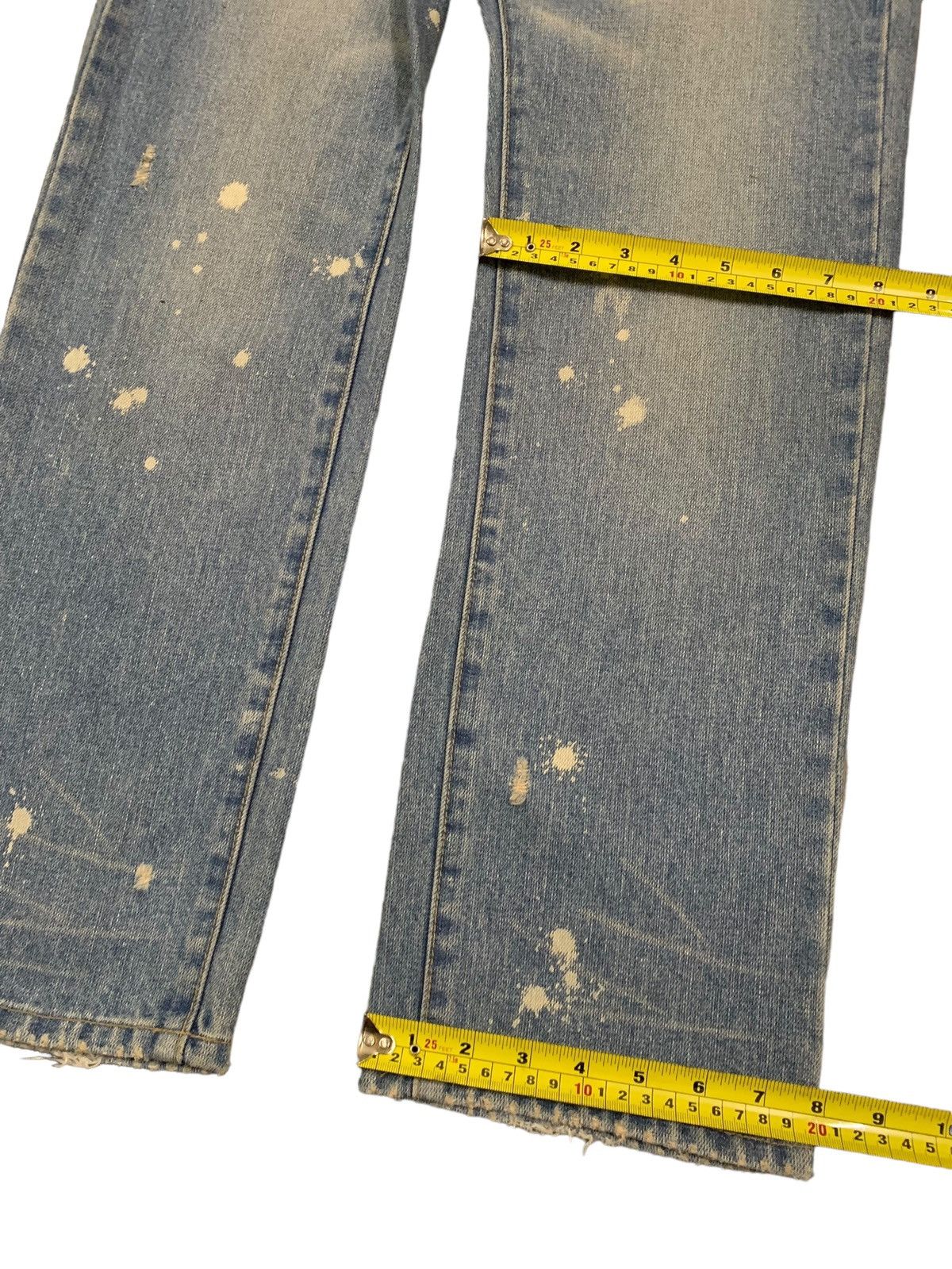 14th Addiction Vintage Japanese Brand Camo Double Waisted Splatter Jeans Size US 30 / EU 46 - 16 Thumbnail