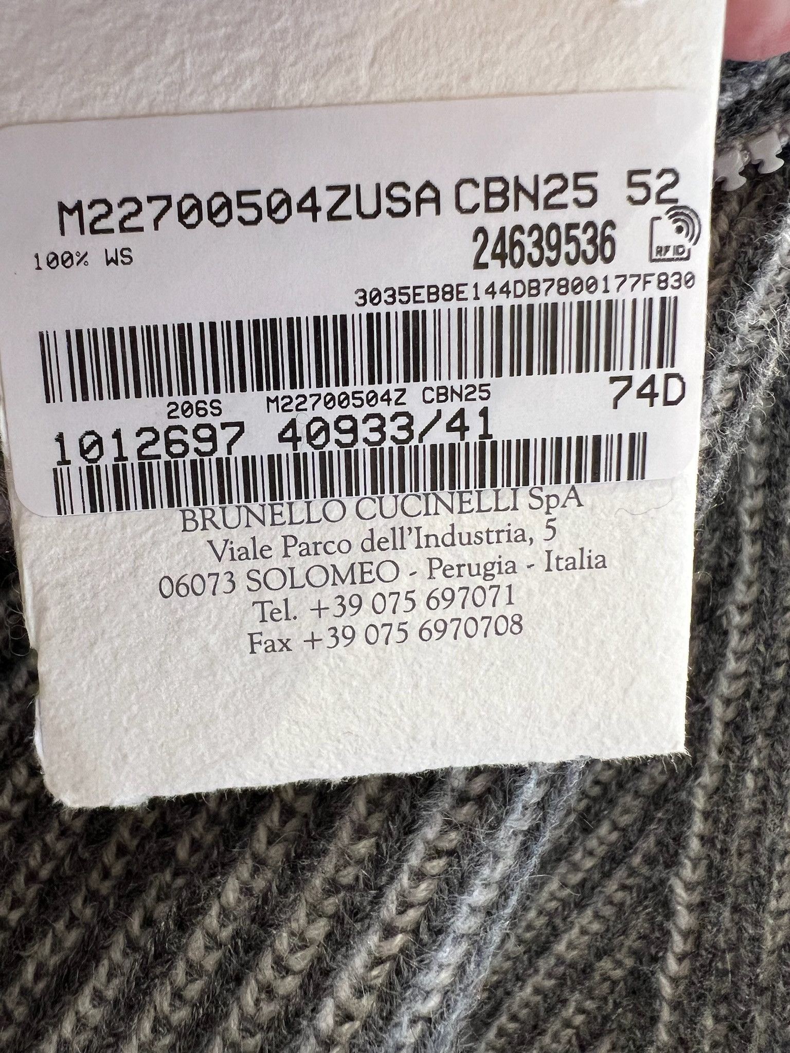 Brunello Cucinelli o1w1db10125 Cashmere Cardigan in Grey Size US L / EU 52-54 / 3 - 2 Thumbnail