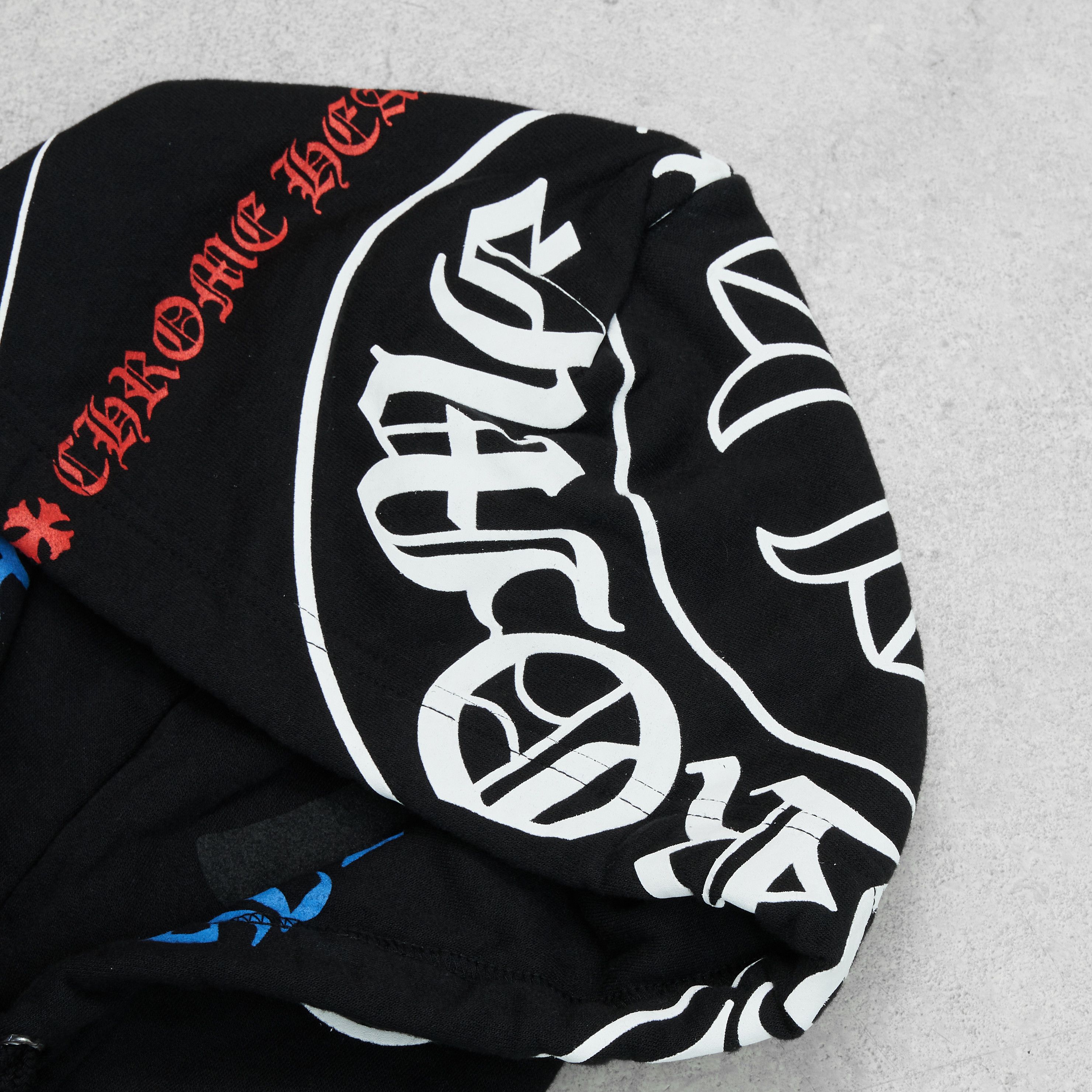 Chrome Hearts CHROME HEARTS Stencil Hoodie BLACK Size US S / EU 44-46 / 1 - 6 Thumbnail