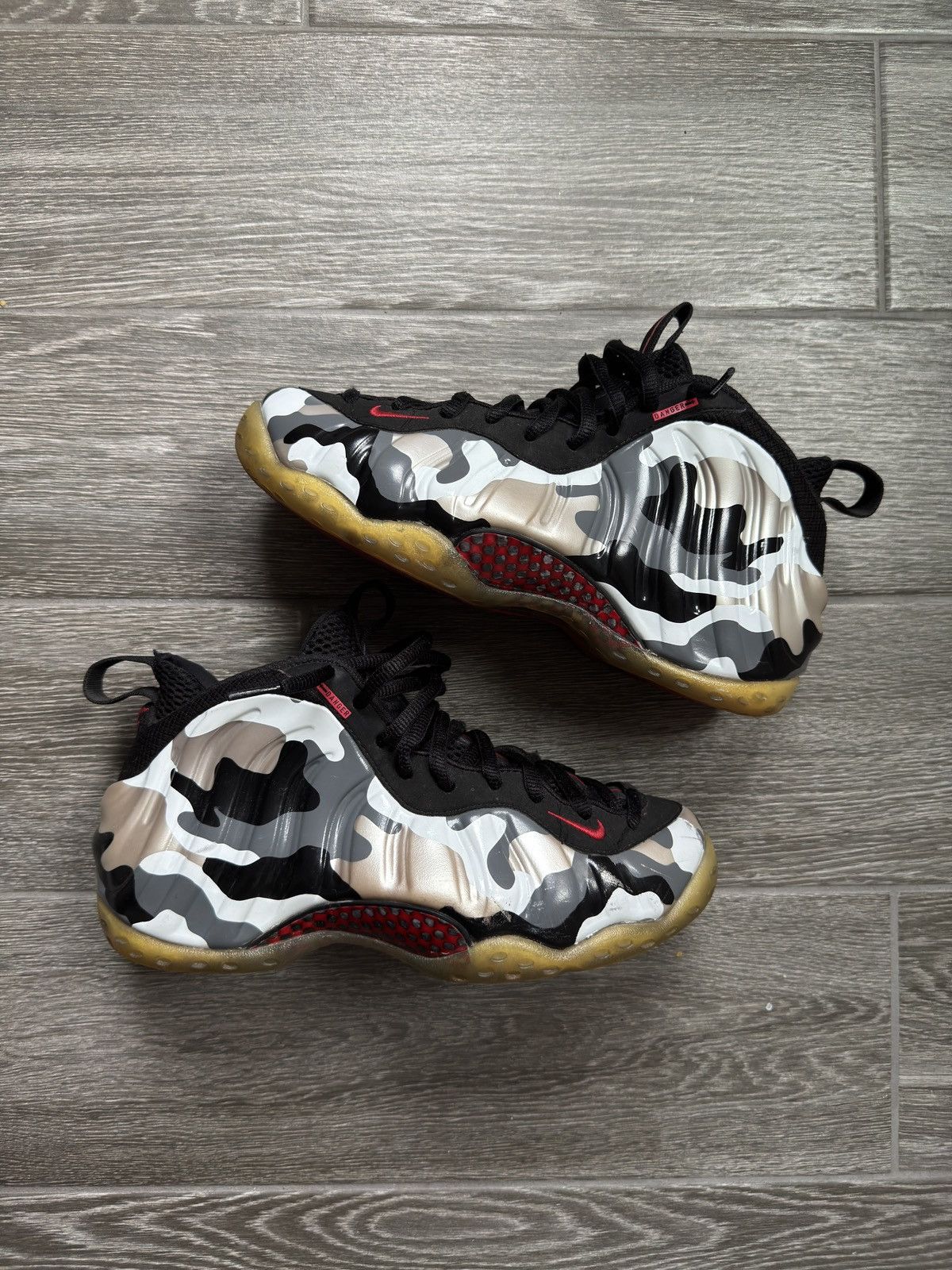 Nike Size 7.5 - Nike Air Foamposite One PRM Fighter Jet Size US 7.5 / EU 40-41 - 2 Thumbnail