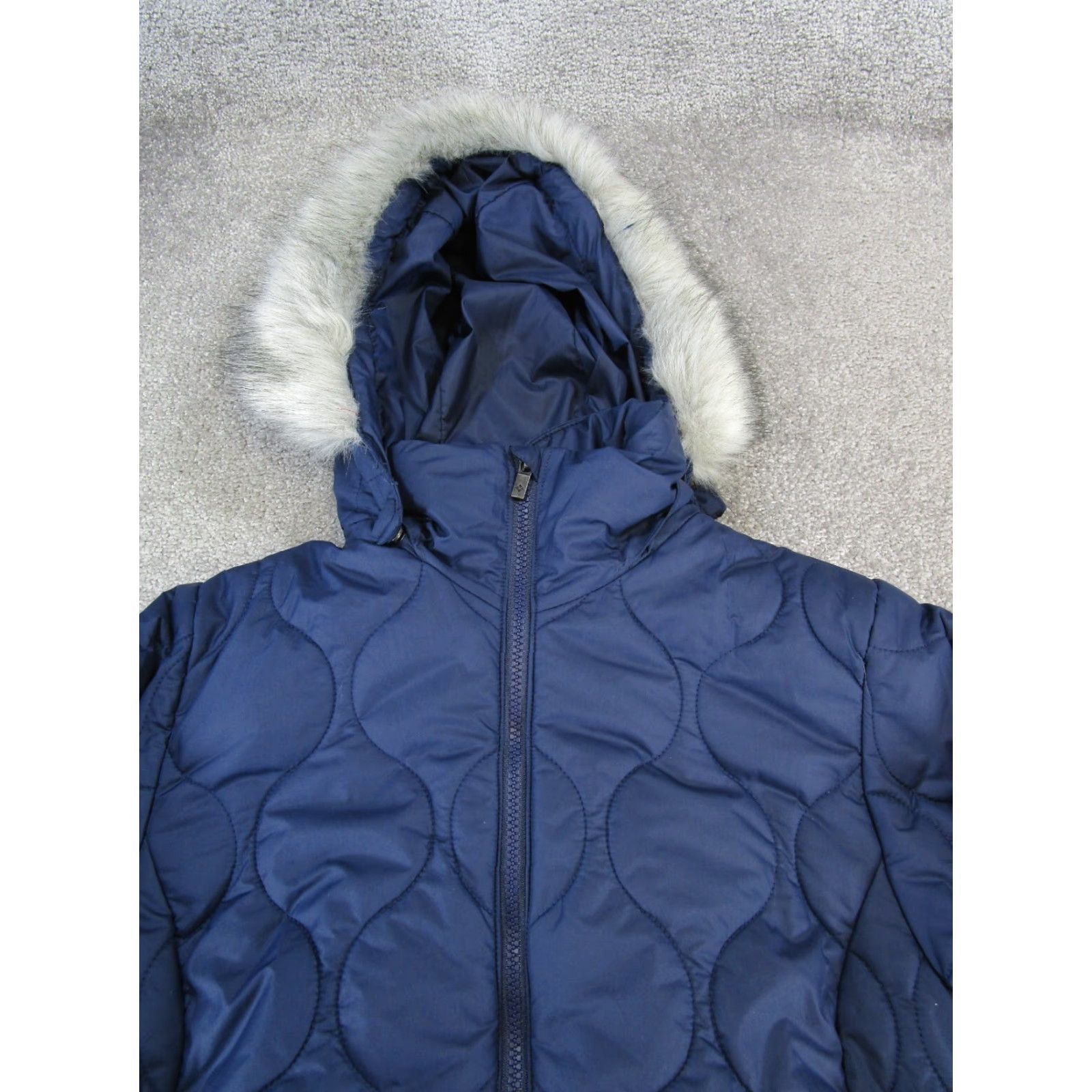 Vintage Columbia Womens Jacket Small Blue Quilted Insolulated Parka Size S / US 4 / IT 40 - 2 Thumbnail