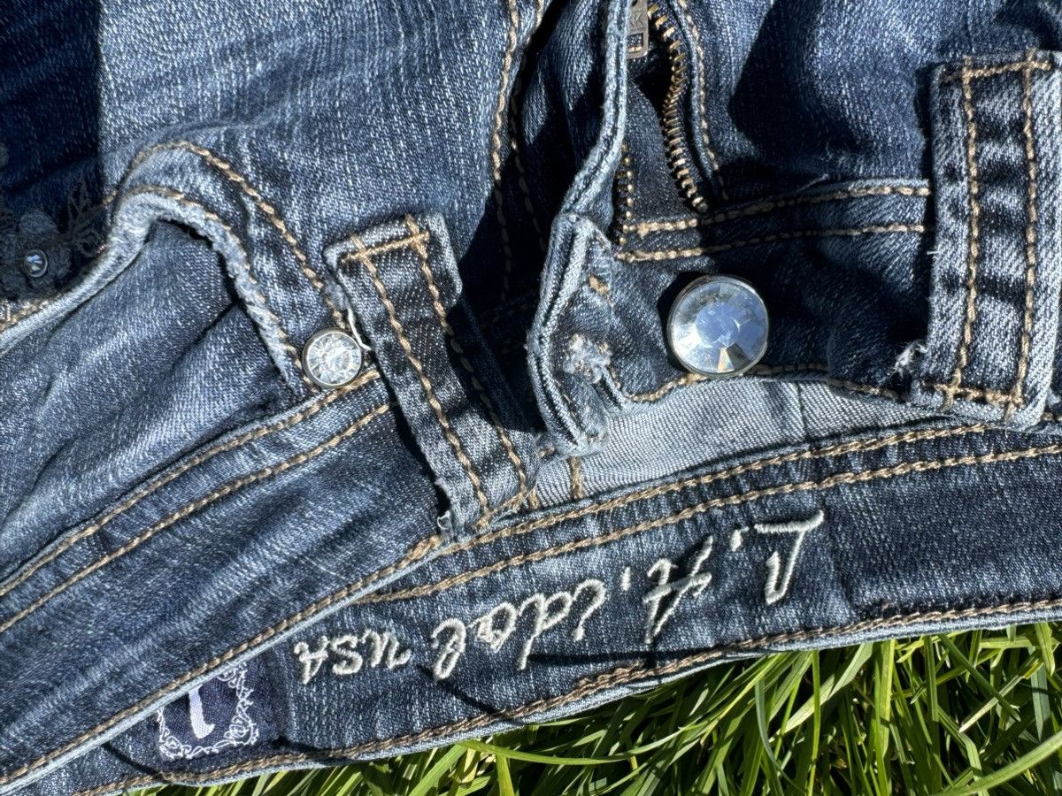 Vintage bling vintage y2k jeans Size 25" / US 0 / IT 36 - 2 Thumbnail