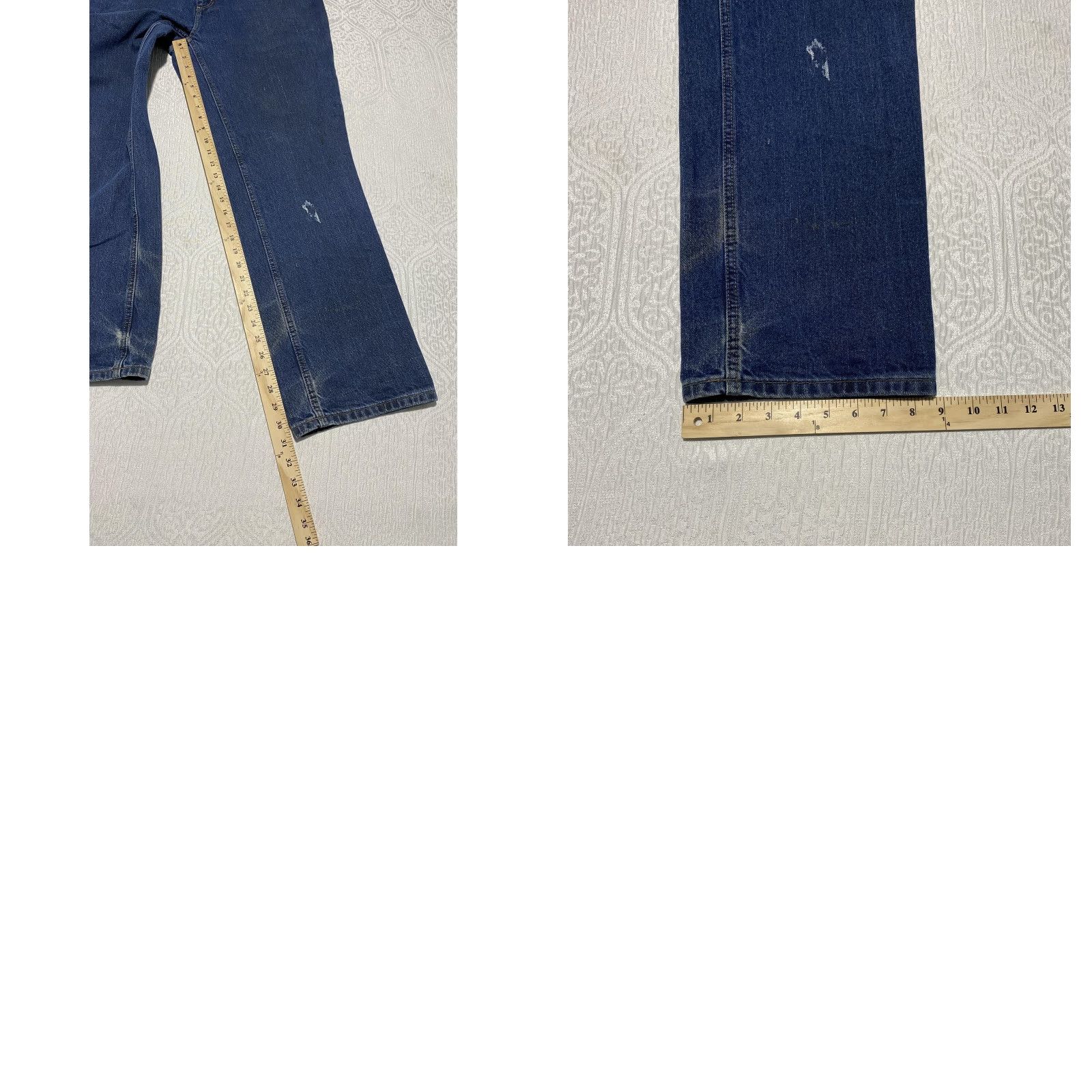 Carhartt VINTAGE Carhartt FR Jeans Men's 32x31 Blue Straight Leg Flame-Resistant Denim Workwear Size US 32 / EU 48 - 8 Thumbnail