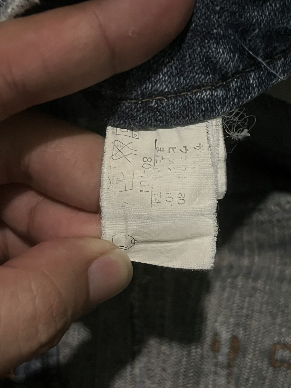 Japanese Brand ⚡️Flare⚡️Vintage Japanese Brand Double Button Dark Washed Jean Size 32" / US 10 / IT 46 - 15 Thumbnail