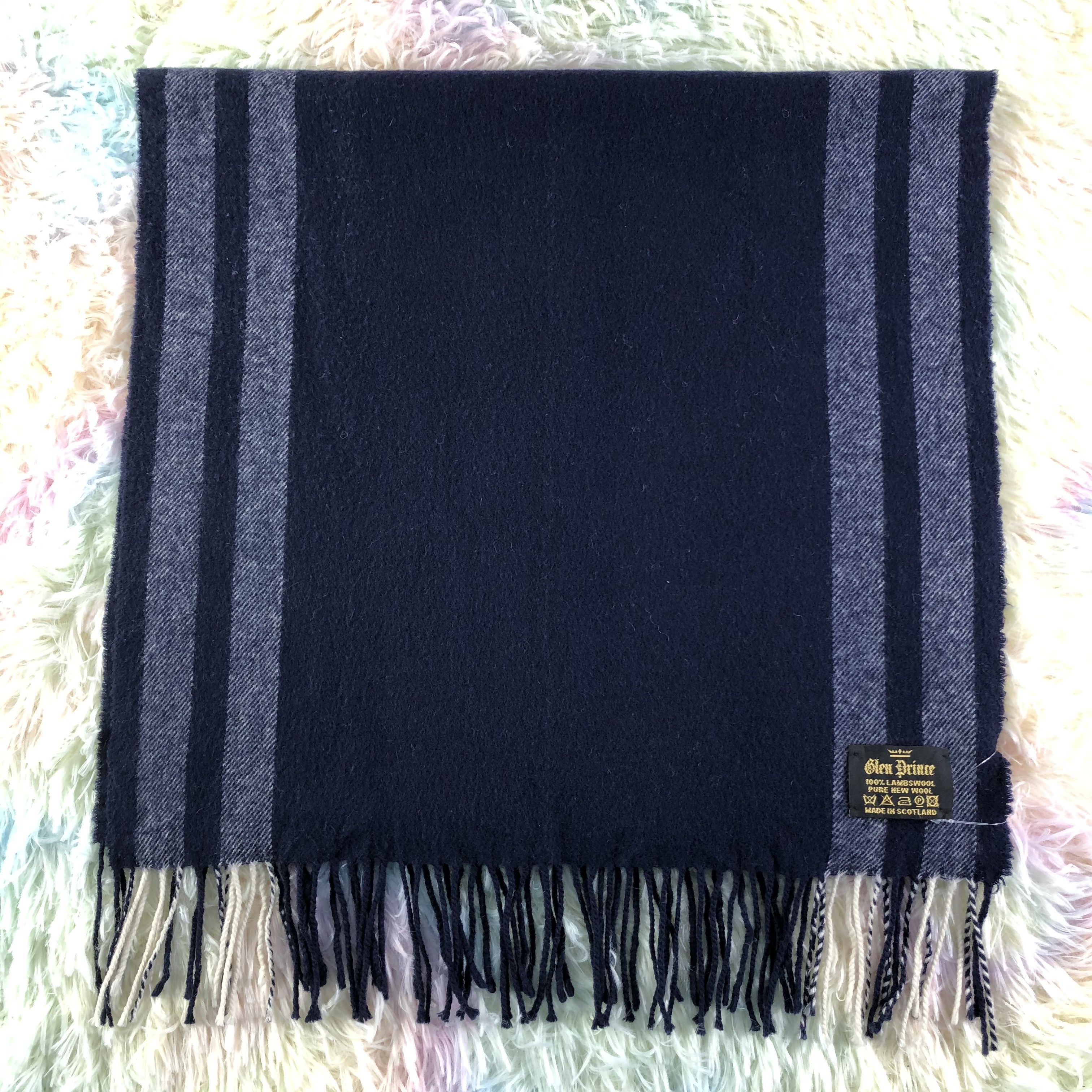 Vintage Glen Prince Scarf / Muffler / Neckwear - KM505 Size ONE SIZE - 2 Thumbnail