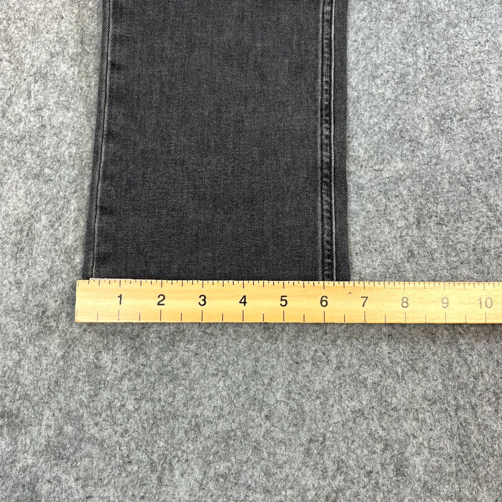 Vintage Handpicked Mens Jeans Slim Fit 32 30 Dark Grey Stretch Ravello Made In Italy Jeans Slim Mens 32 Grey Size US 32 / EU 48 - 3 Thumbnail